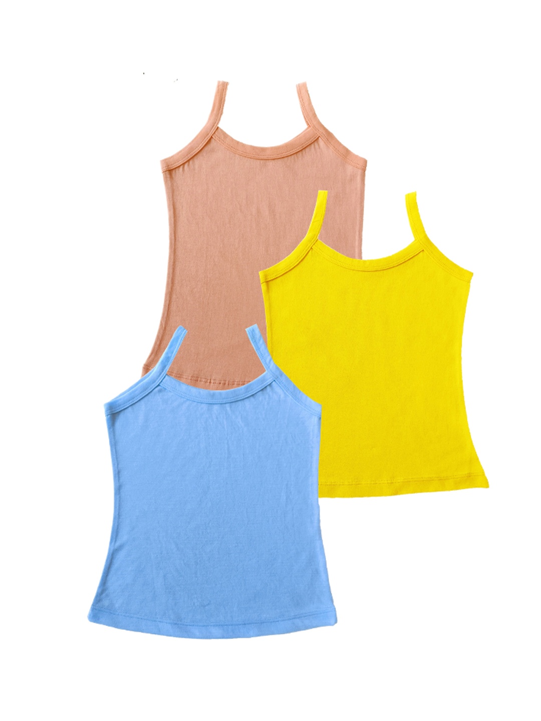 

BAESD Kids Girls Pack Of 3 Assorted Cotton Camisoles
