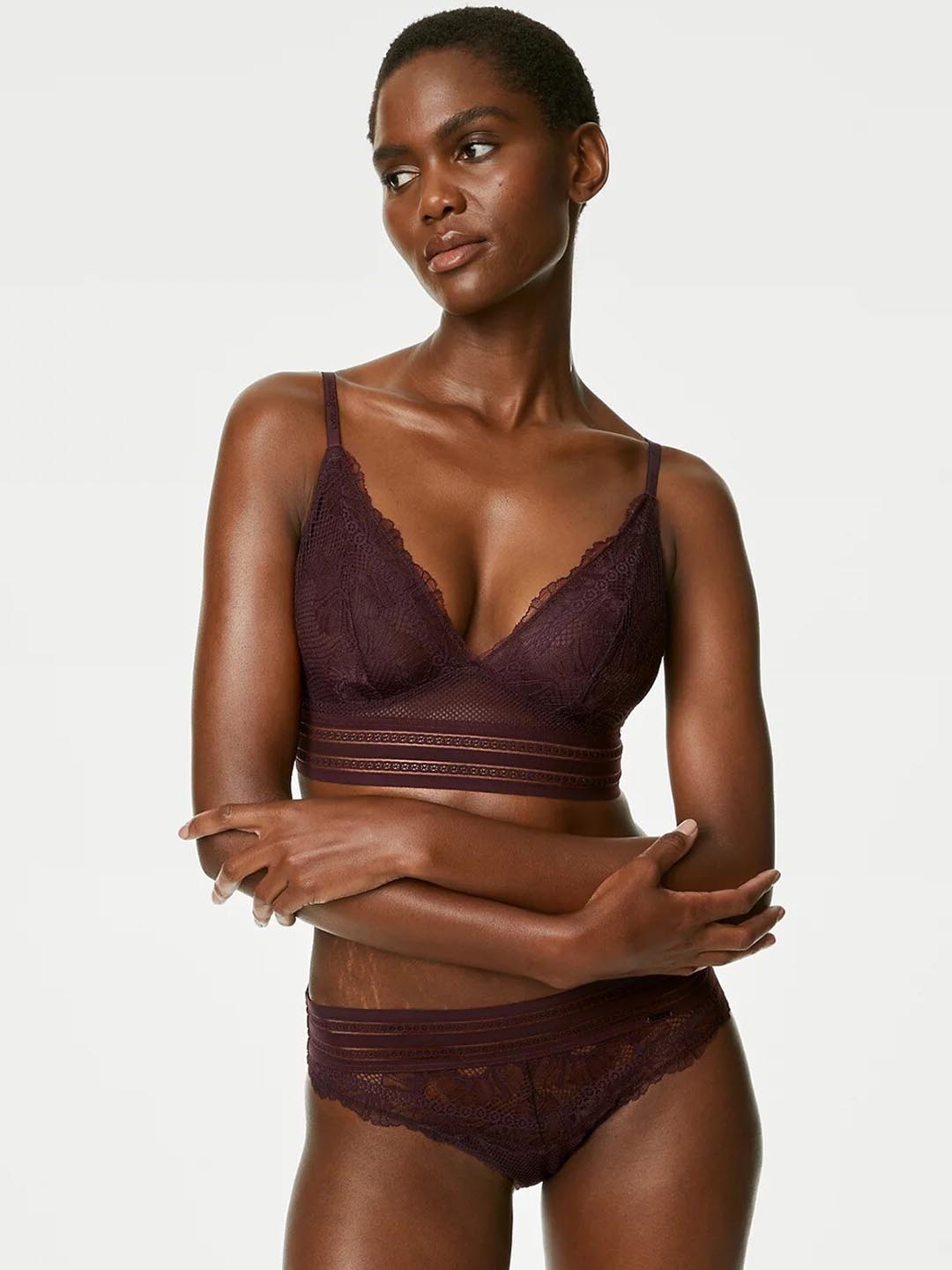 

Marks & Spencer Low Rise Hipster Briefs, Purple