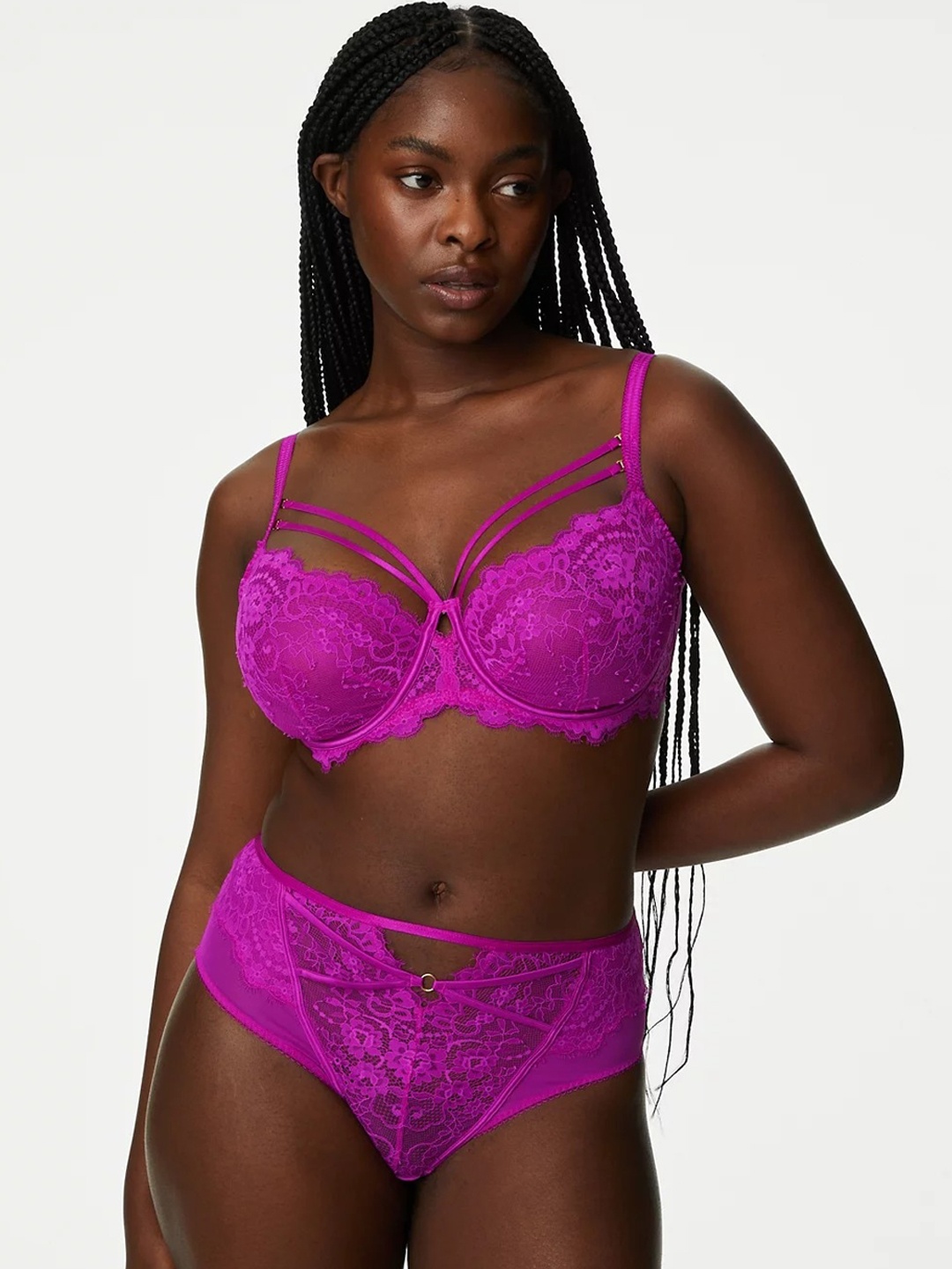 

Marks & Spencer High Rise Hipster Briefs, Magenta