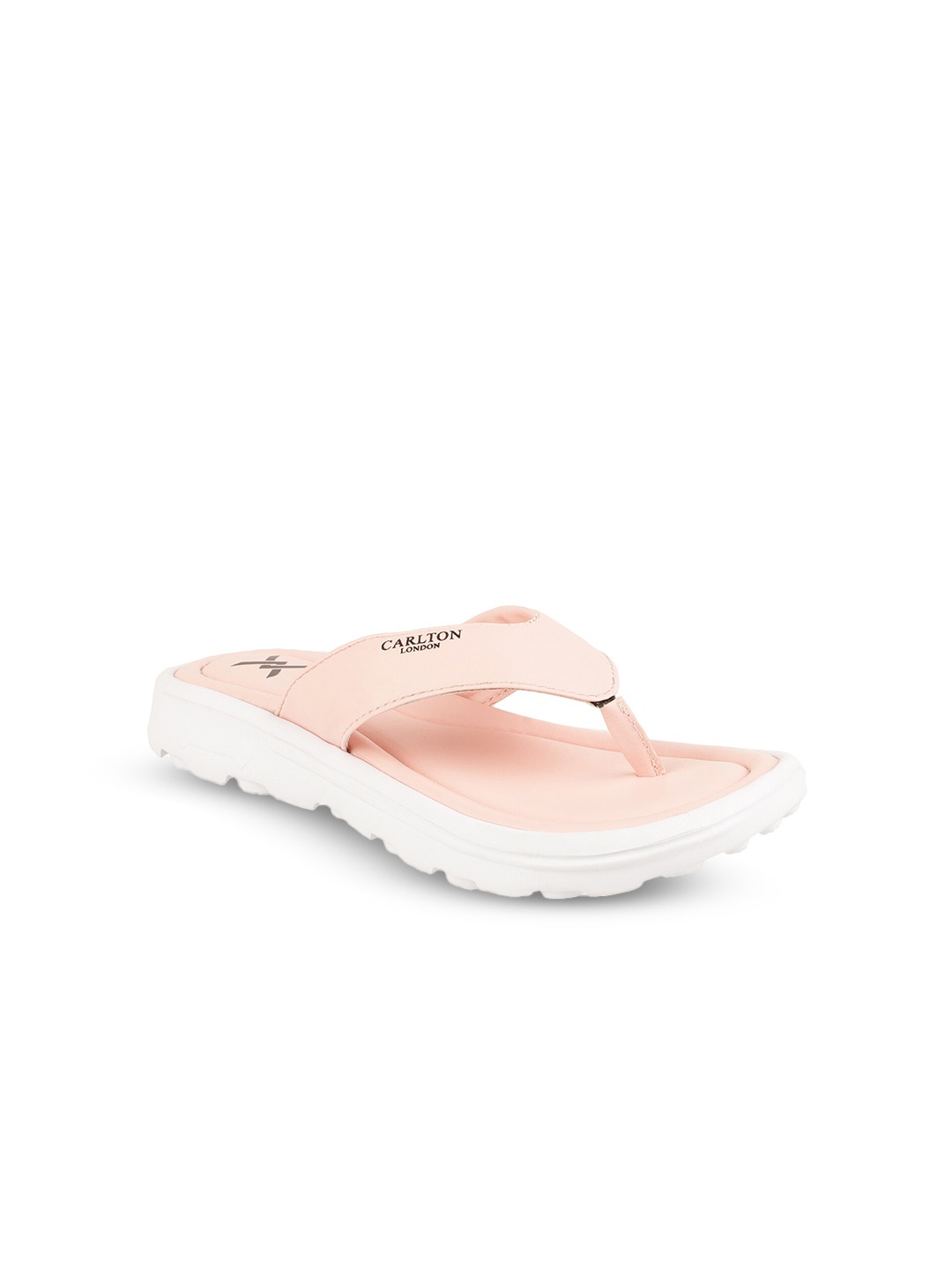 

Carlton London sports Women Rubber Thong Flip-Flops, Pink
