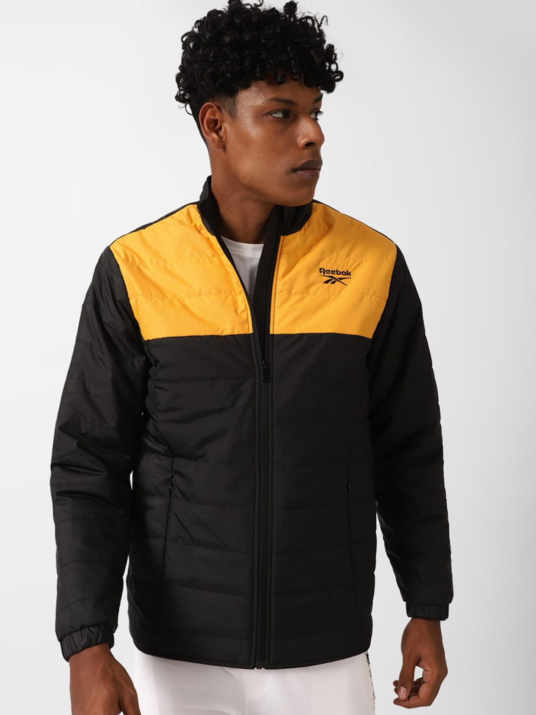 

Reebok Colourblocked Light Padded Mp Jacket, Black