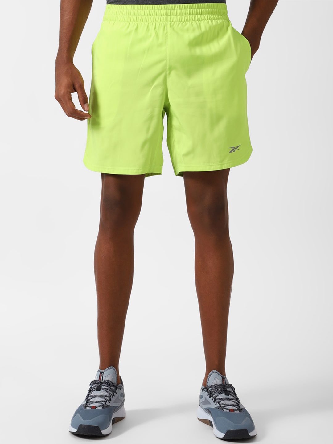 

Reebok Mens Running Sports Shorts, Green