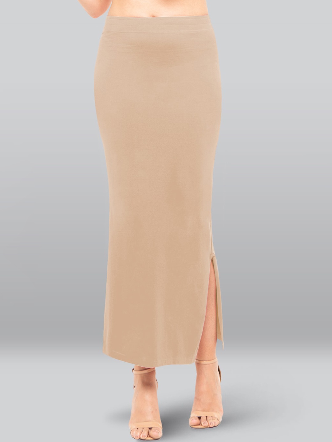 

LYRA Snug Fit Cotton Saree Shapewear, Beige