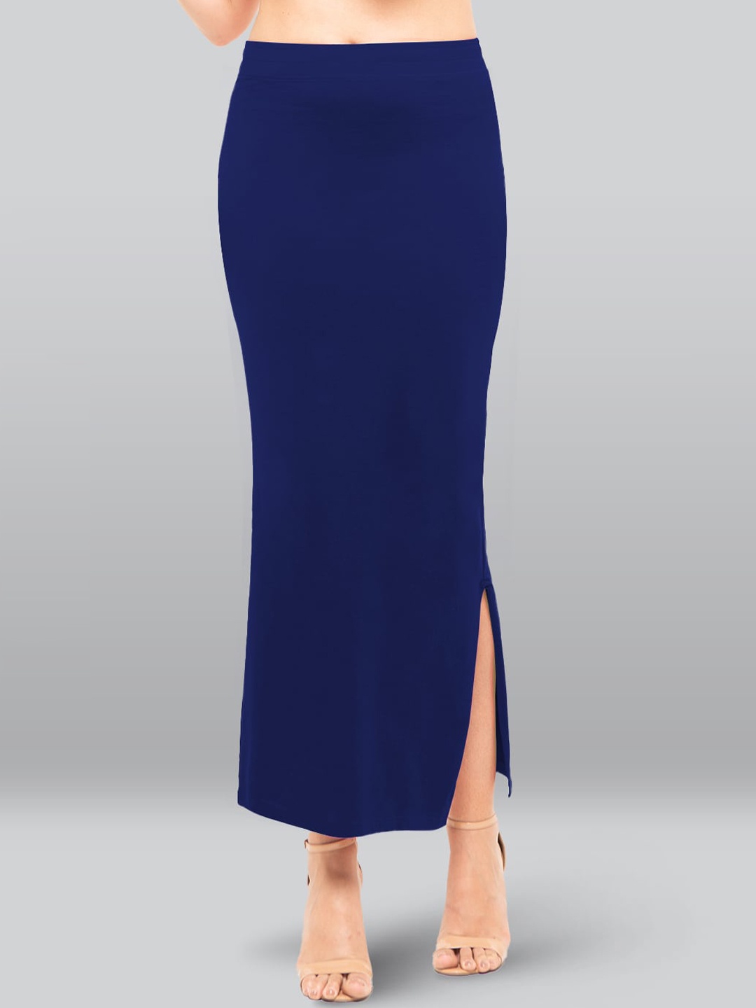 

LYRA Snug Fit Cotton Saree Shapewear, Navy blue