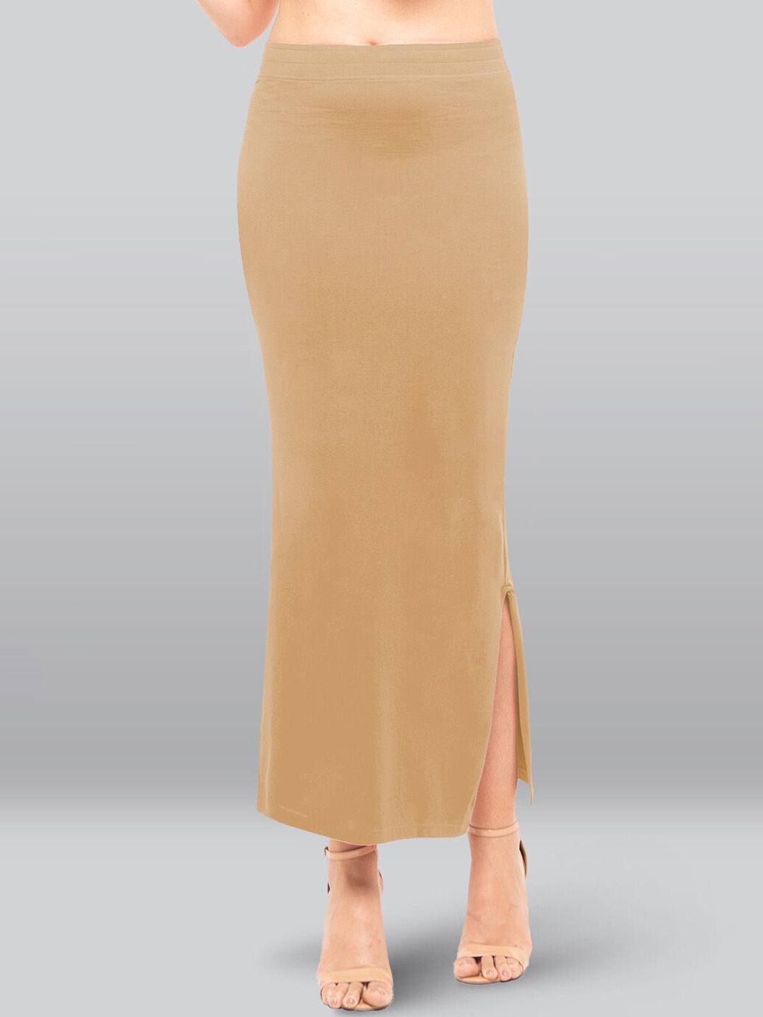 

LYRA Snug Fit Cotton Saree Shapewear, Beige