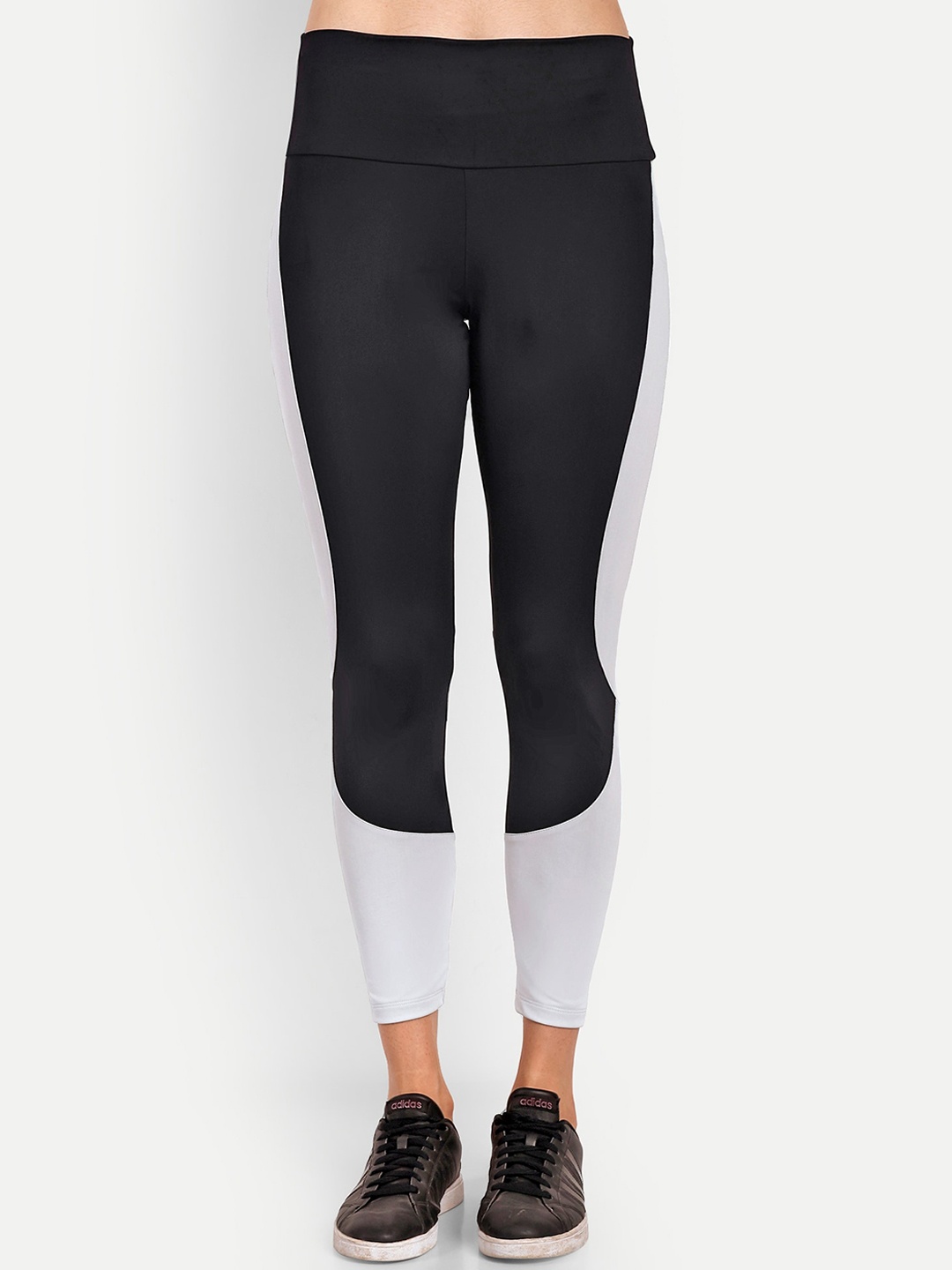 

PANDORNA Colourblocked High-Rise Gym Tights, Black