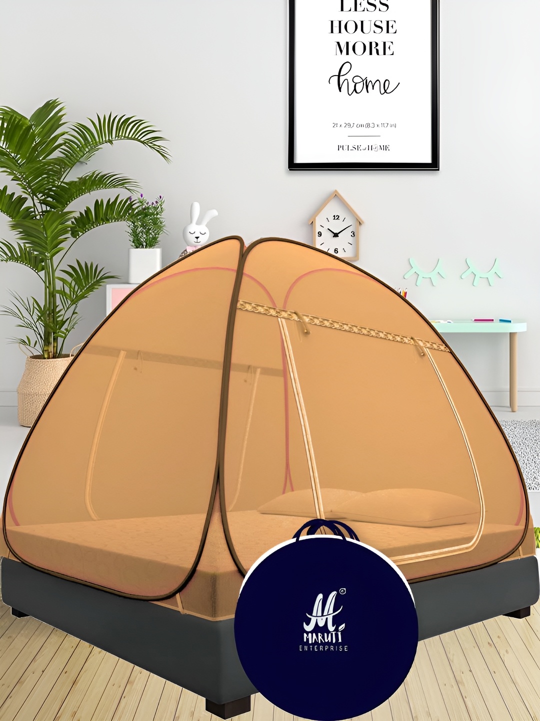 

MARUTI ENTERPRISE Khaki King Size Tent Mosquito Net