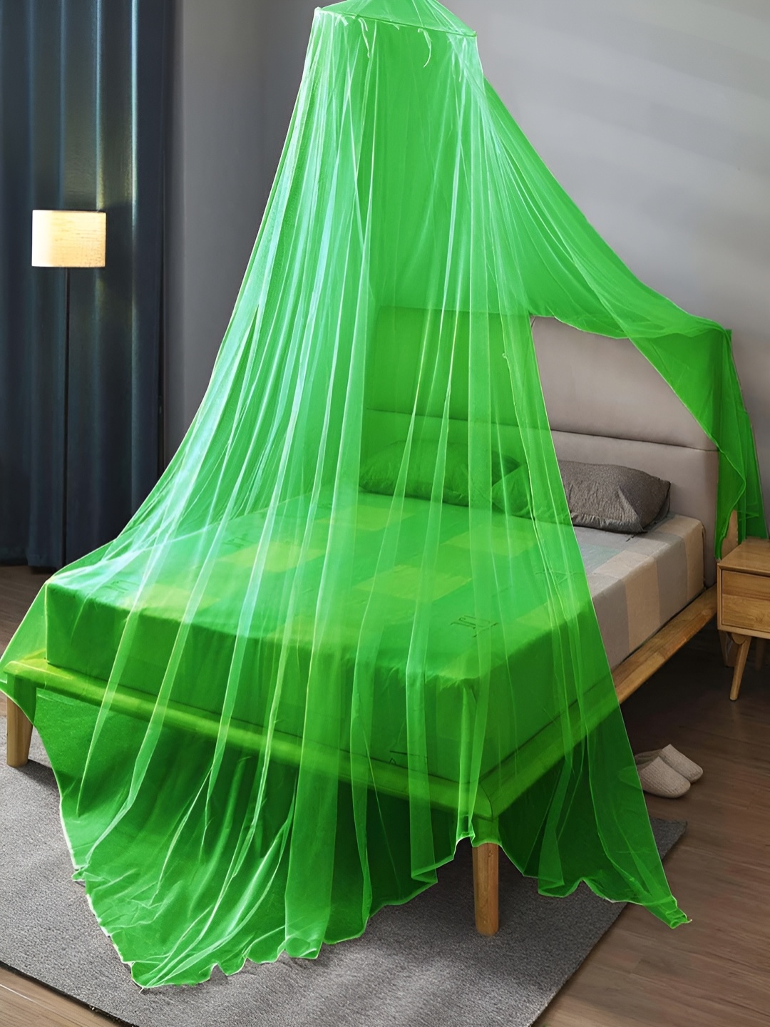 

MARUTI ENTERPRISE Green King Size Tent Mosquito Net