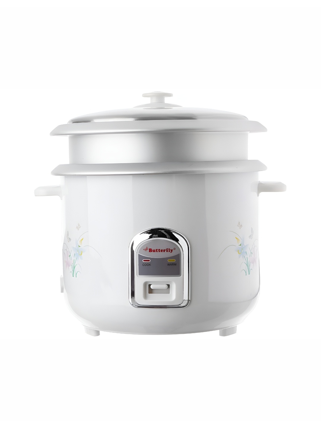 

butterfly White Aluminium 1000 W Electric Rice Cooker 2.8 L
