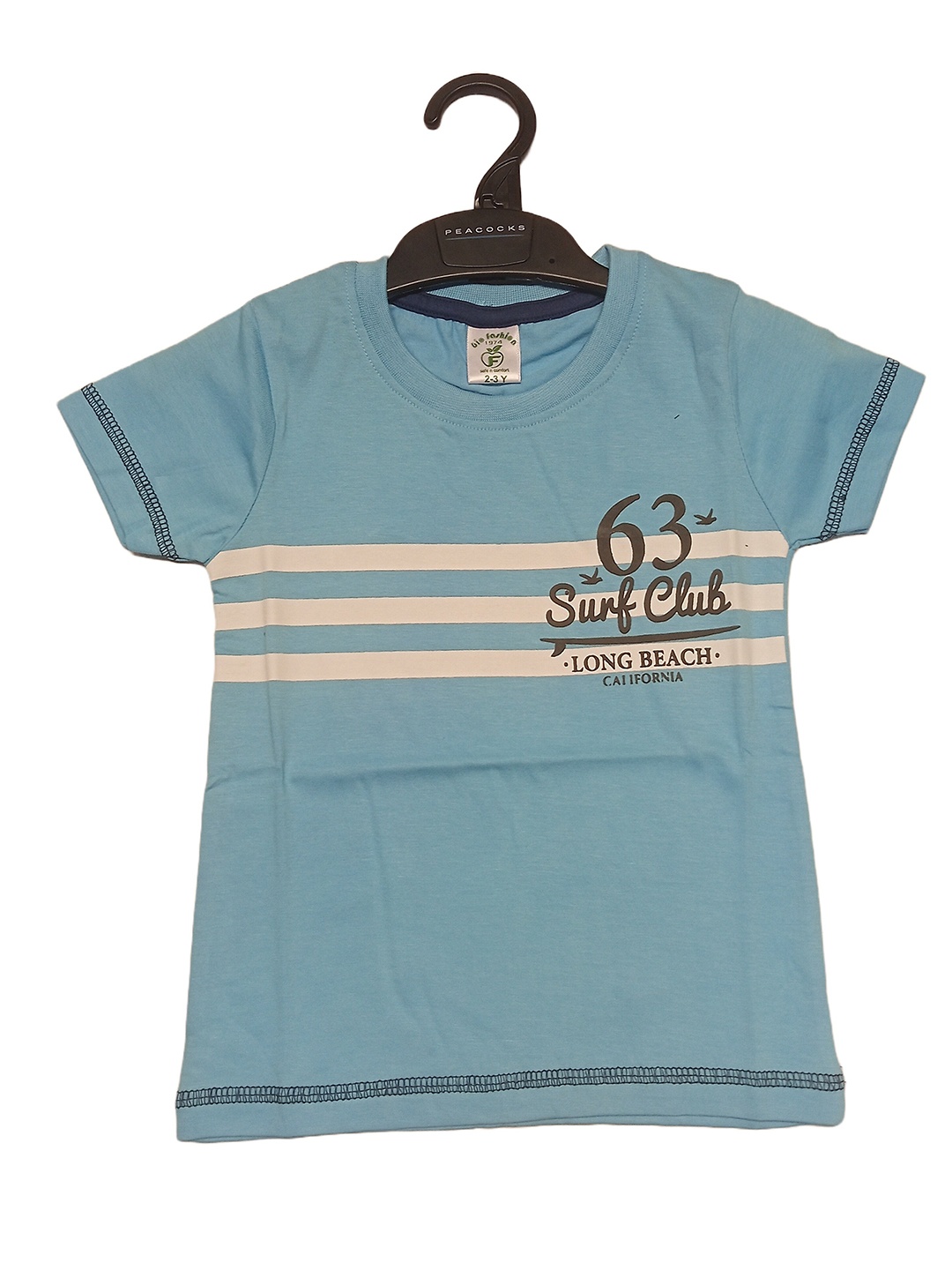 

BAESD Boys Striped Cotton T-shirt, Blue