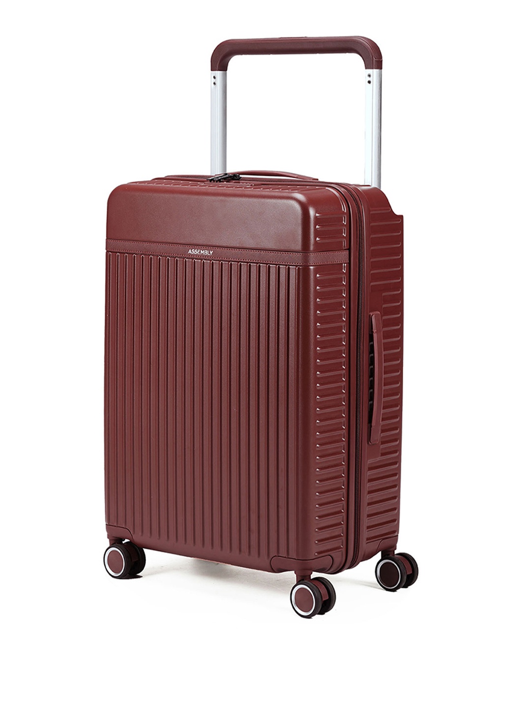 

Assembly Premium Polycarbonate Check In Trolley Bag - 24 inch - Red - Rover 65 Litres, Burgundy