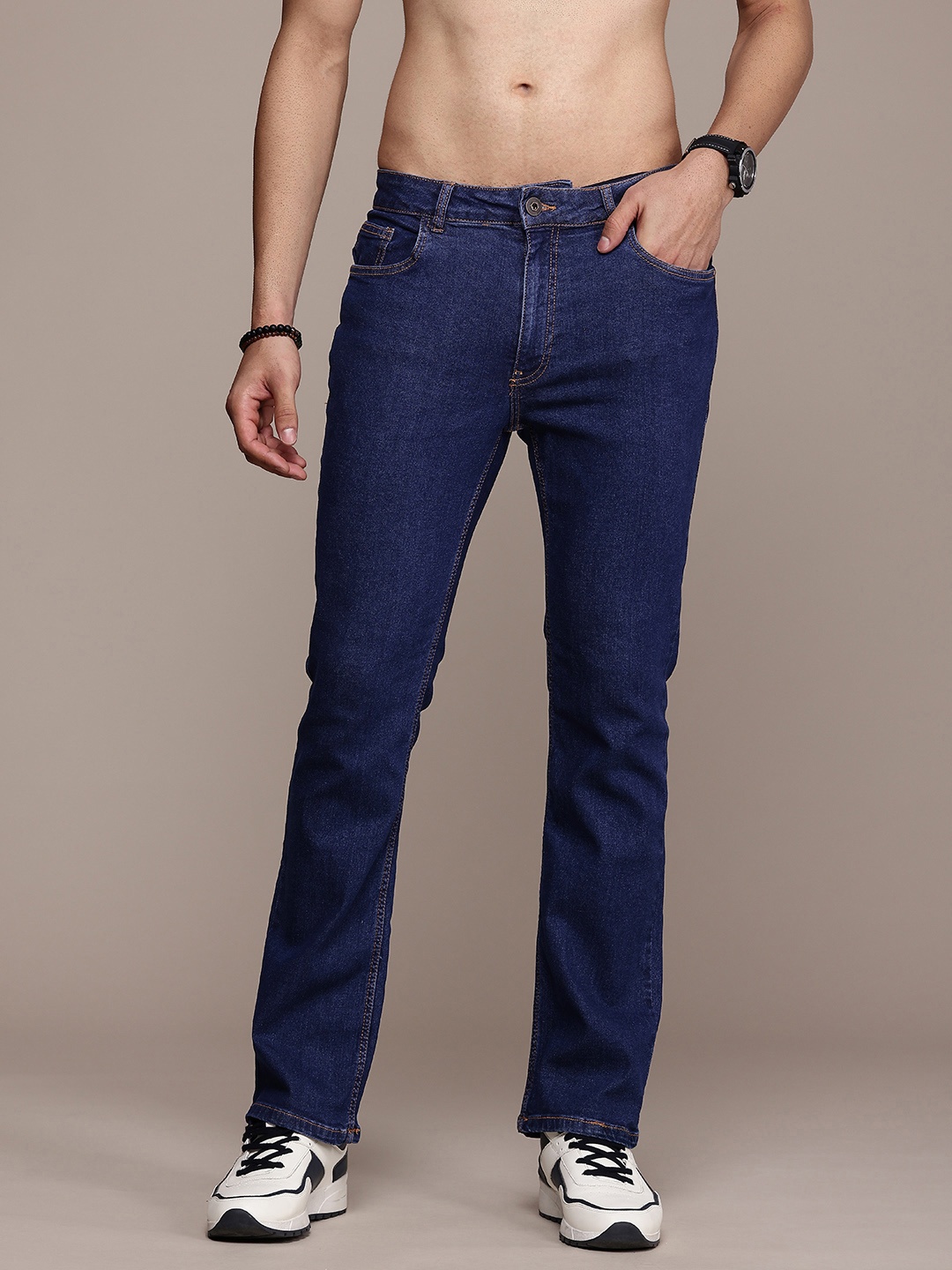 

Roadster Men Bootcut Jeans, Blue