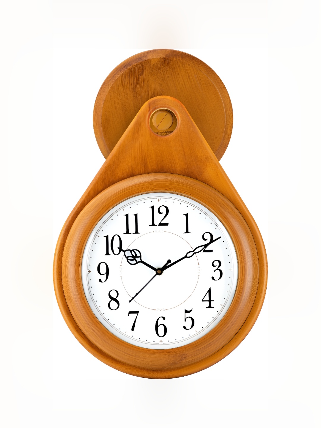 

Attractionz Beige & White Round Analogue Wall Clock