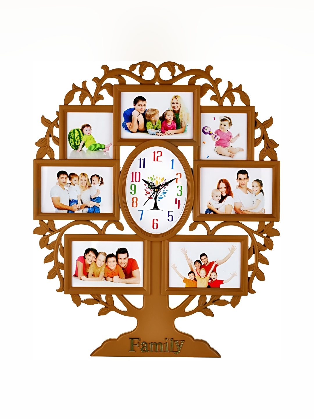 

Attractionz Beige & White Oval Shaped Contemporary Wall Clock