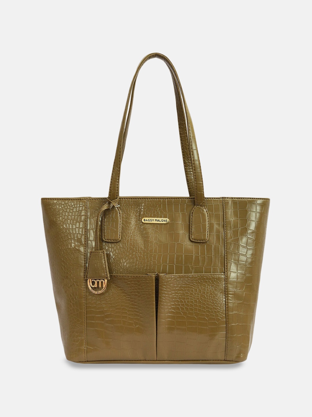 

Bagsy Malone Textured Structured Shoulder Bag, Brown
