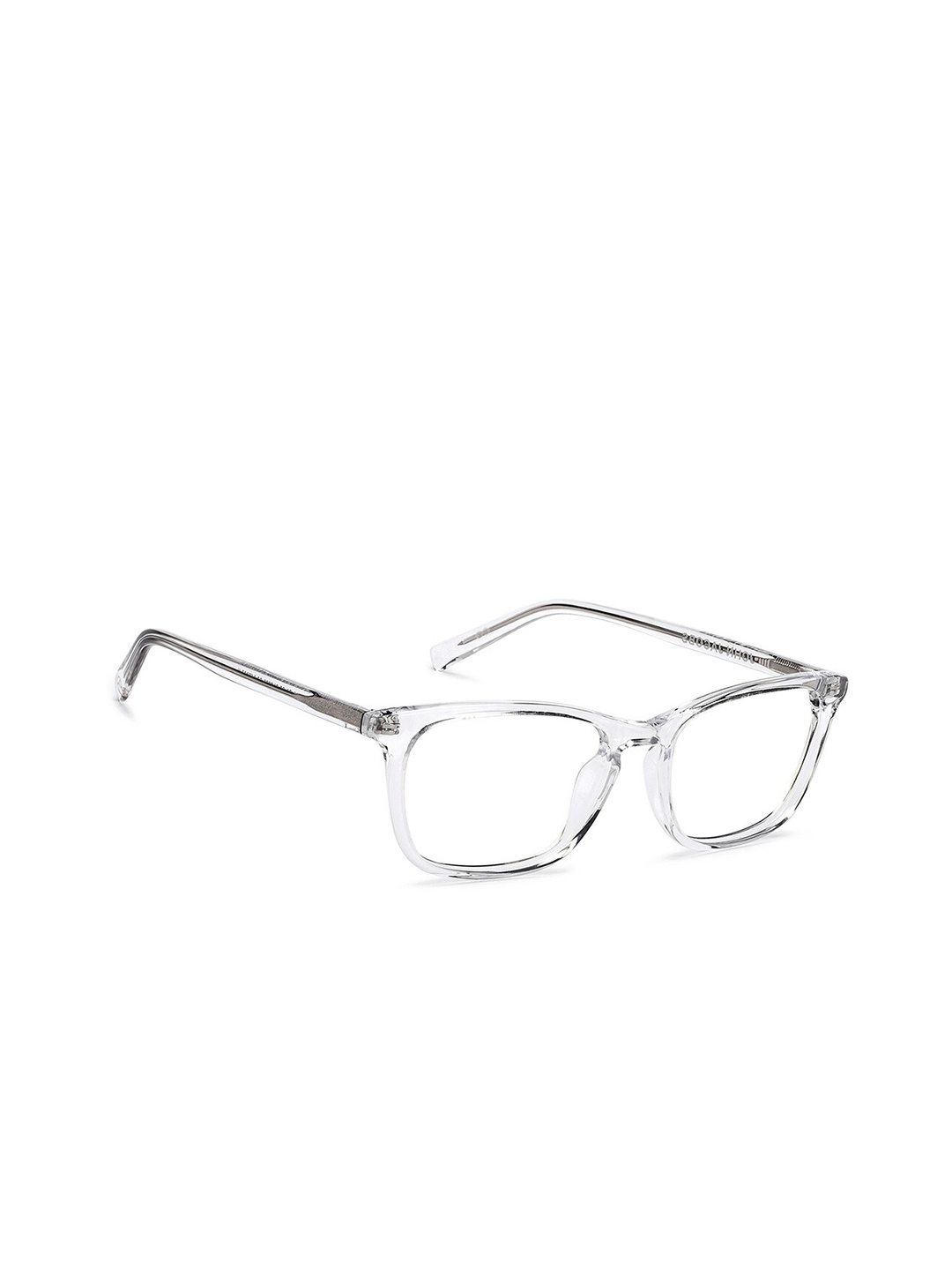 

John Jacobs Unisex Full Rim Rectangle Frames, Transparent