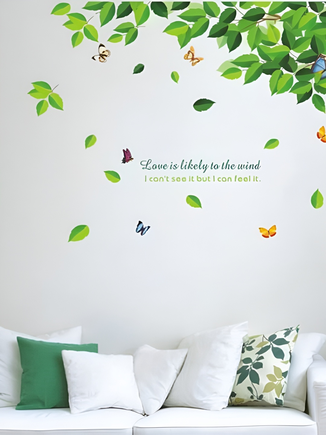 

Aquire Green Printed Self-Adhesive Wall Stickers