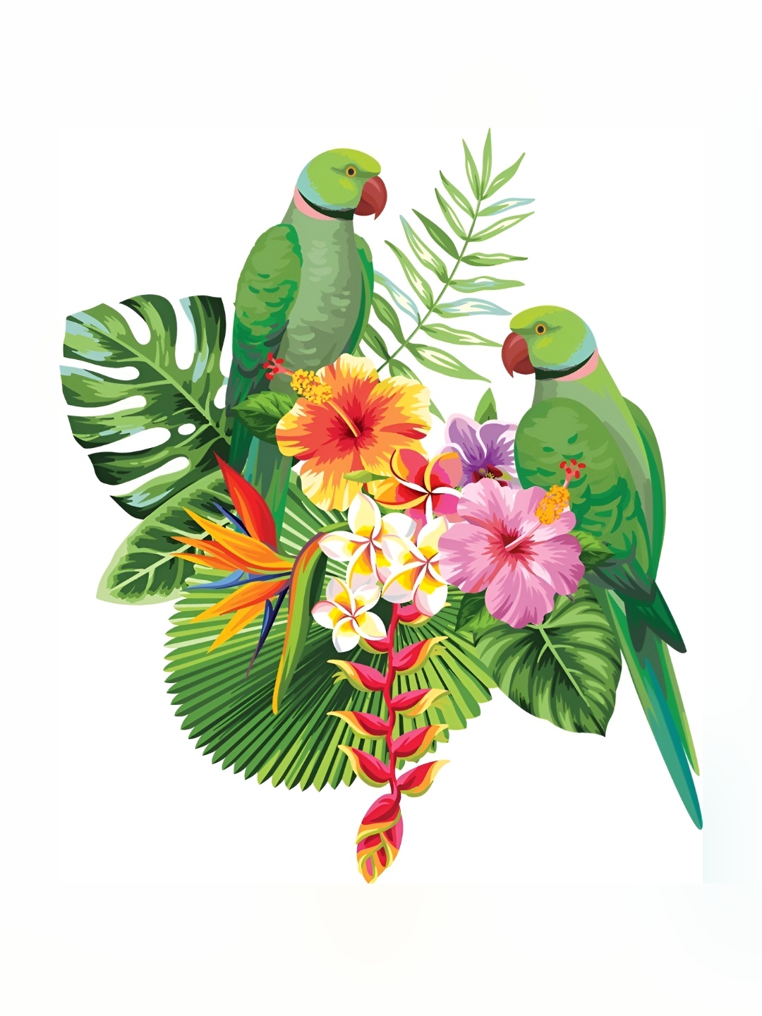 

Aquire Green Floral Printed Self-Adhesive Wall Sticker