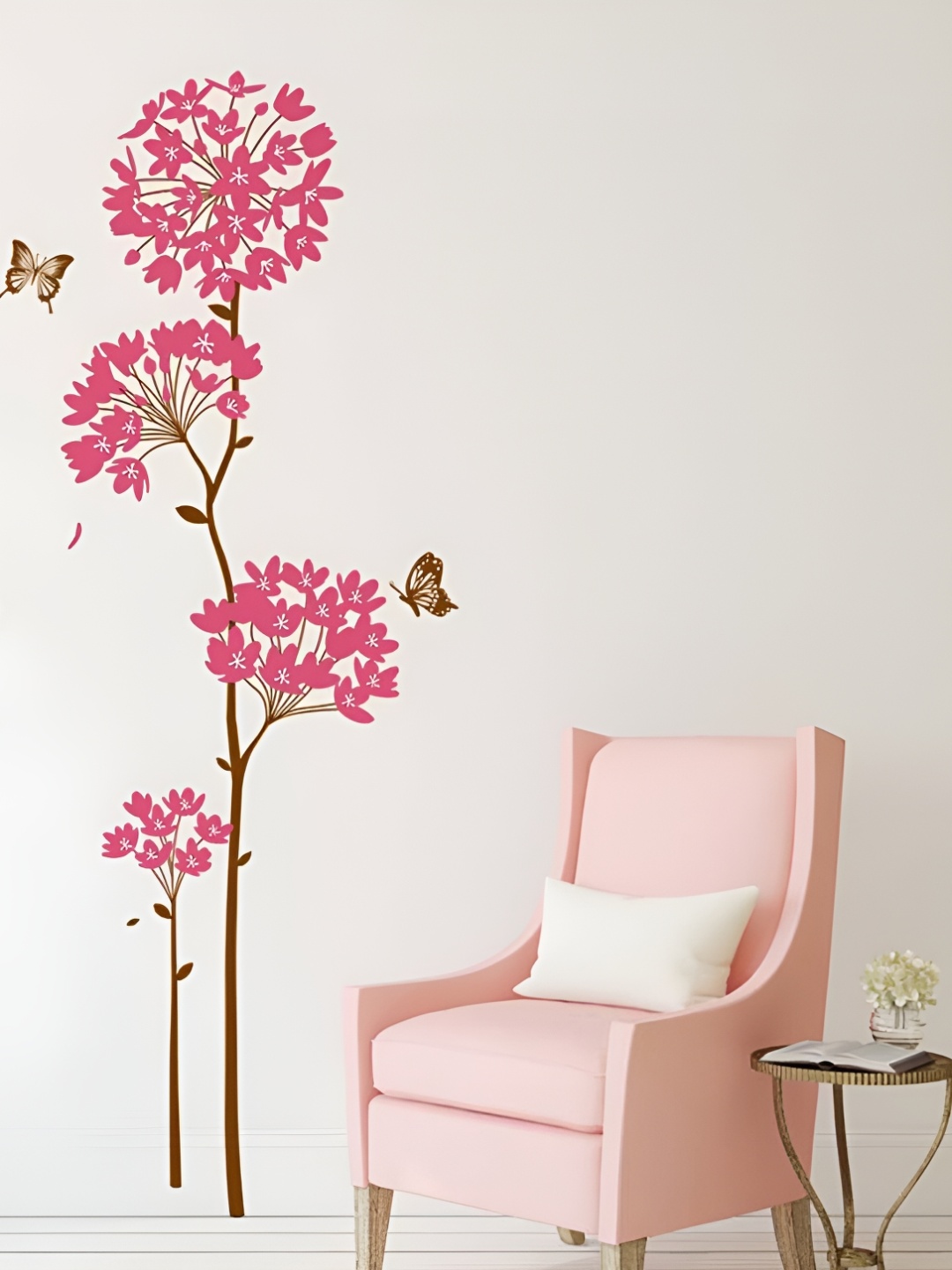 

Aquire Pink Printed Self-Adhesive Wall Sticker