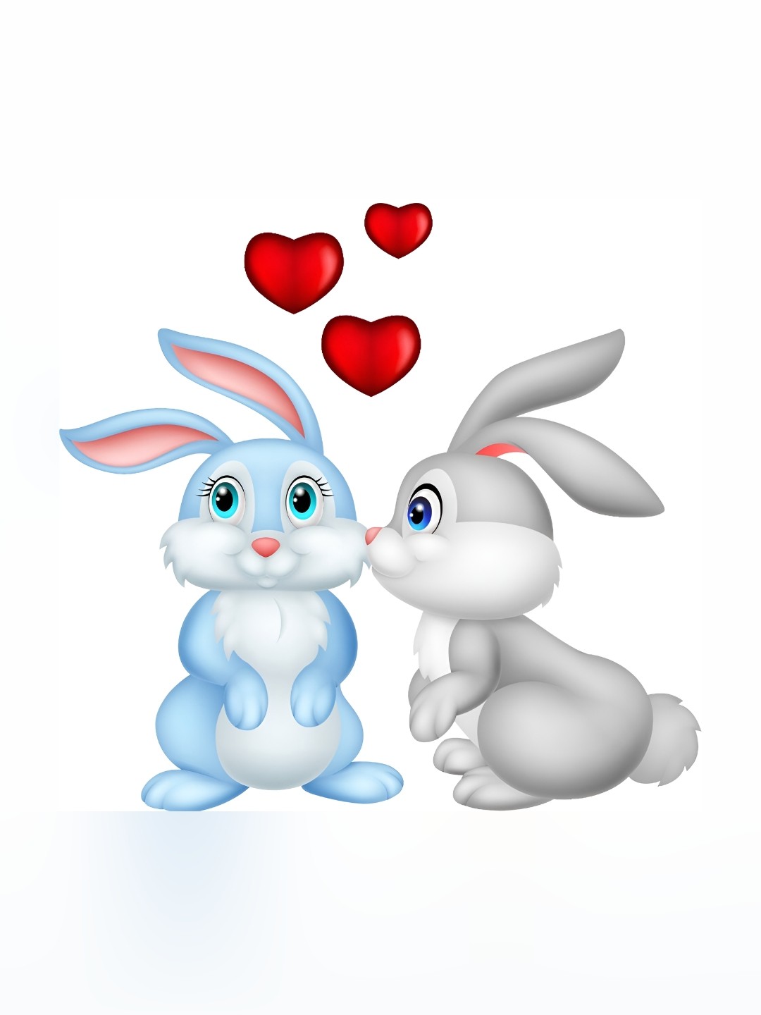 

Aquire Blue & Grey Rabbit Printed Self-Adhesive Waterproof Wall Sticker