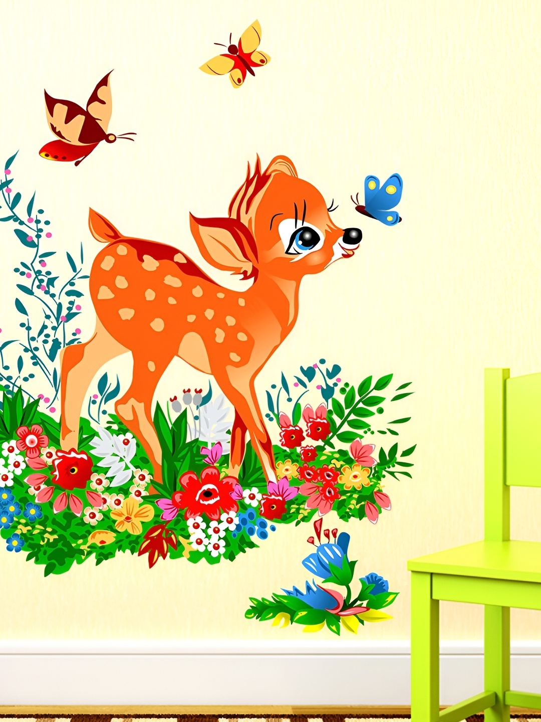 

Aquire Brown & Green Self Adhesive Removable Wallpaper
