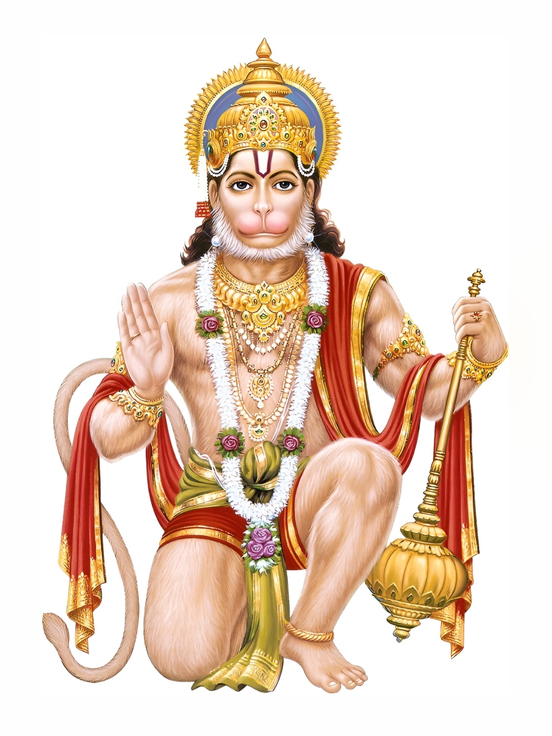 

Aquire Beige Lord Hanuman Self Adhesive Removable Wallpaper