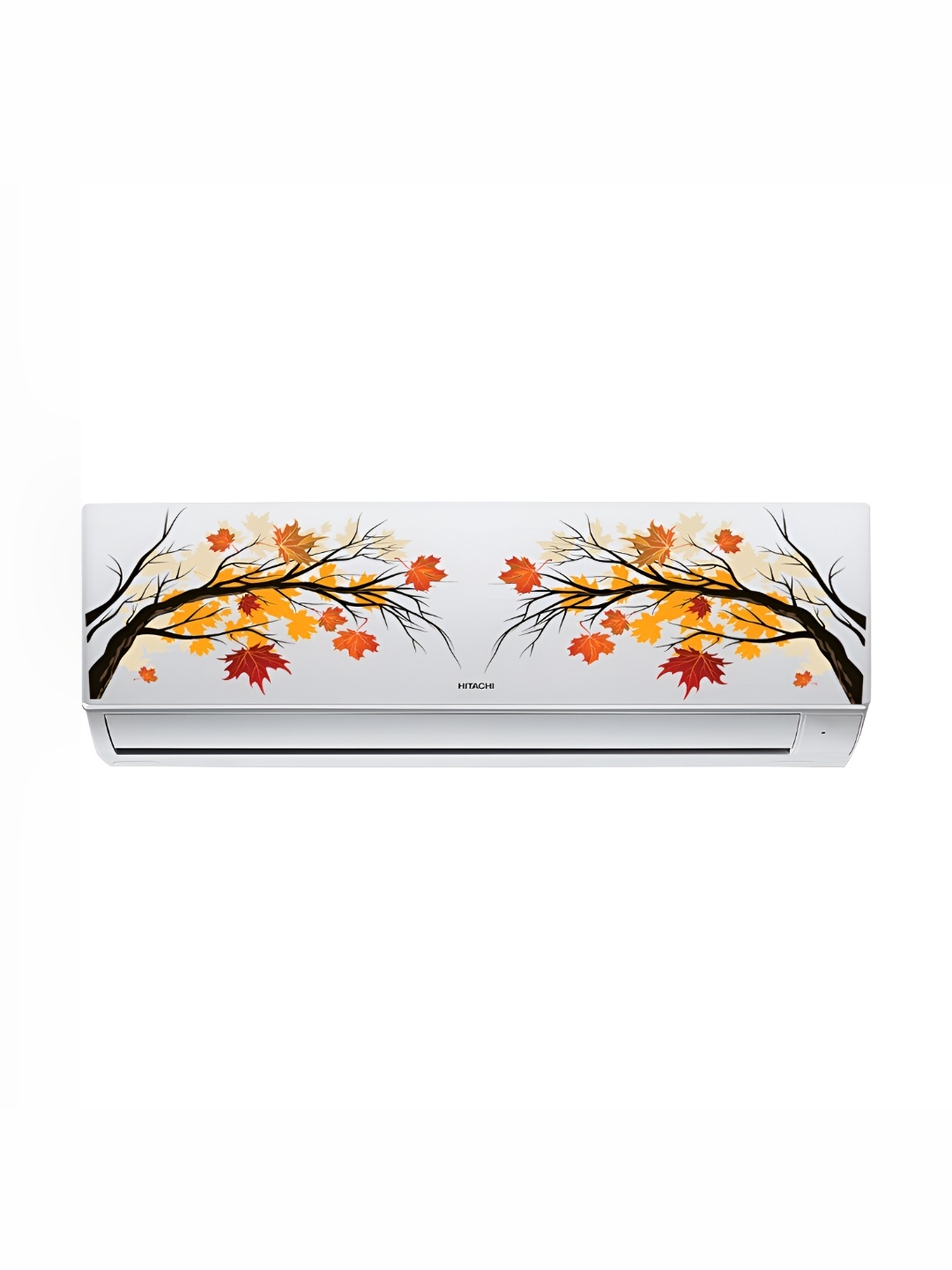 

Aquire 2 Pieces Red & Yellow Floral Self-Adhesive AC Sticker