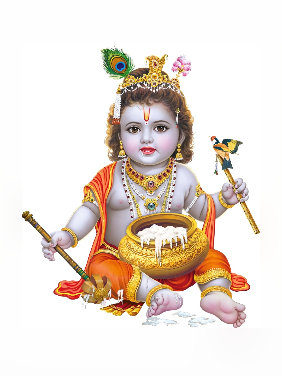 

Aquire Blue & Orange Religious Self Adhesive Removable Wall Stickers