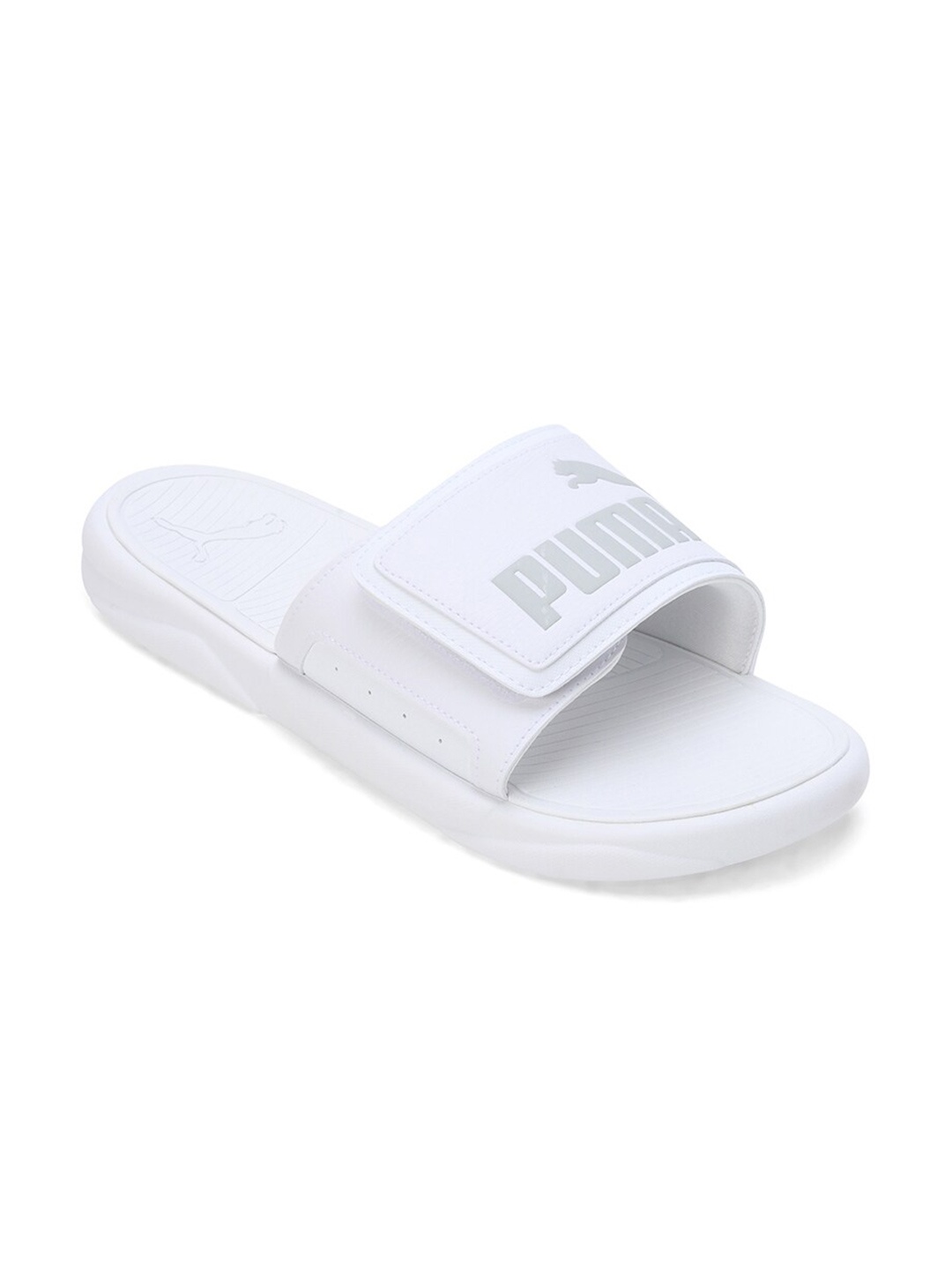 

Puma Unisex Royalcat Comfort Slides, White
