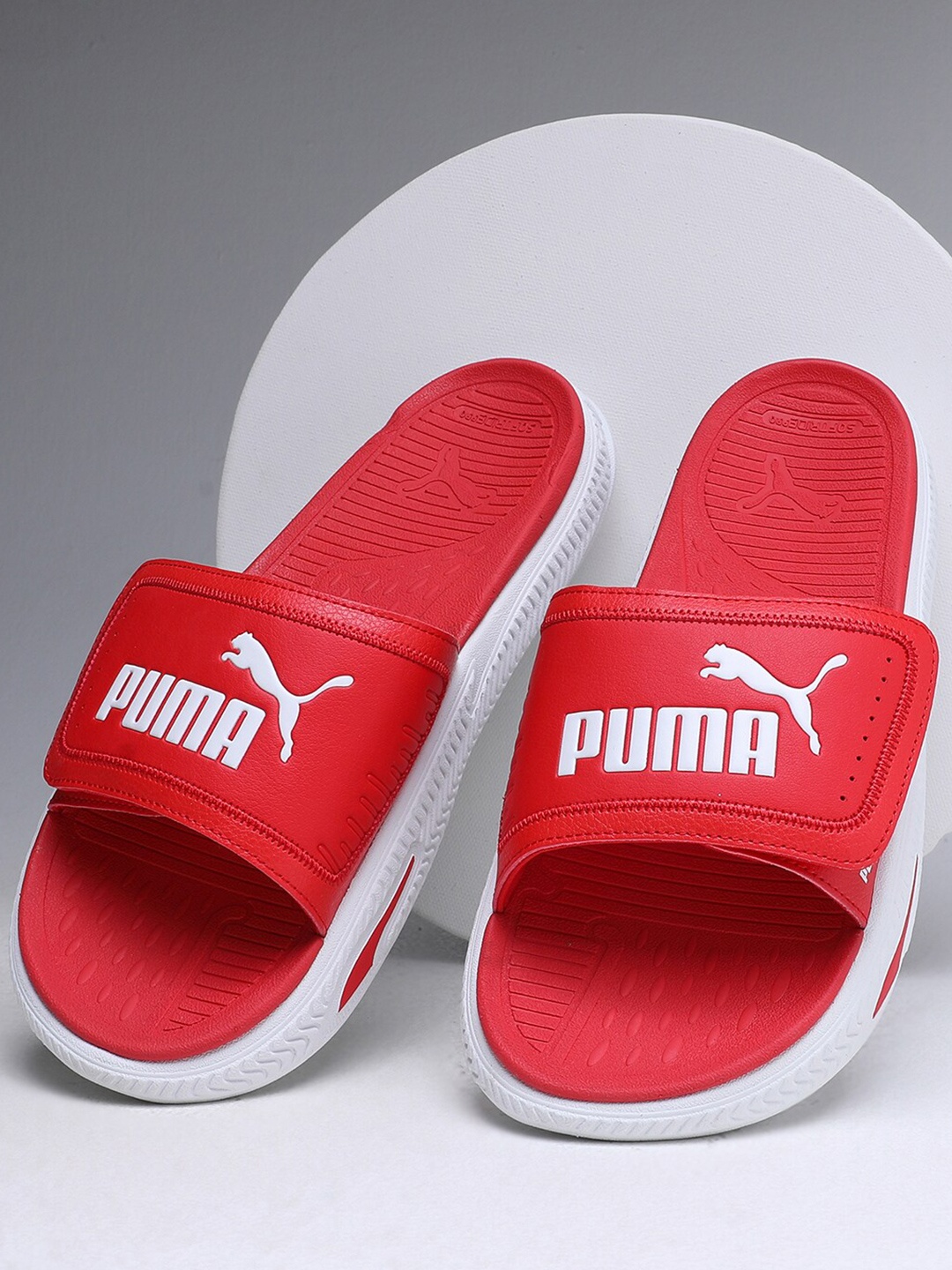 

Puma Men Softride Pro 24 V Sliders, Red