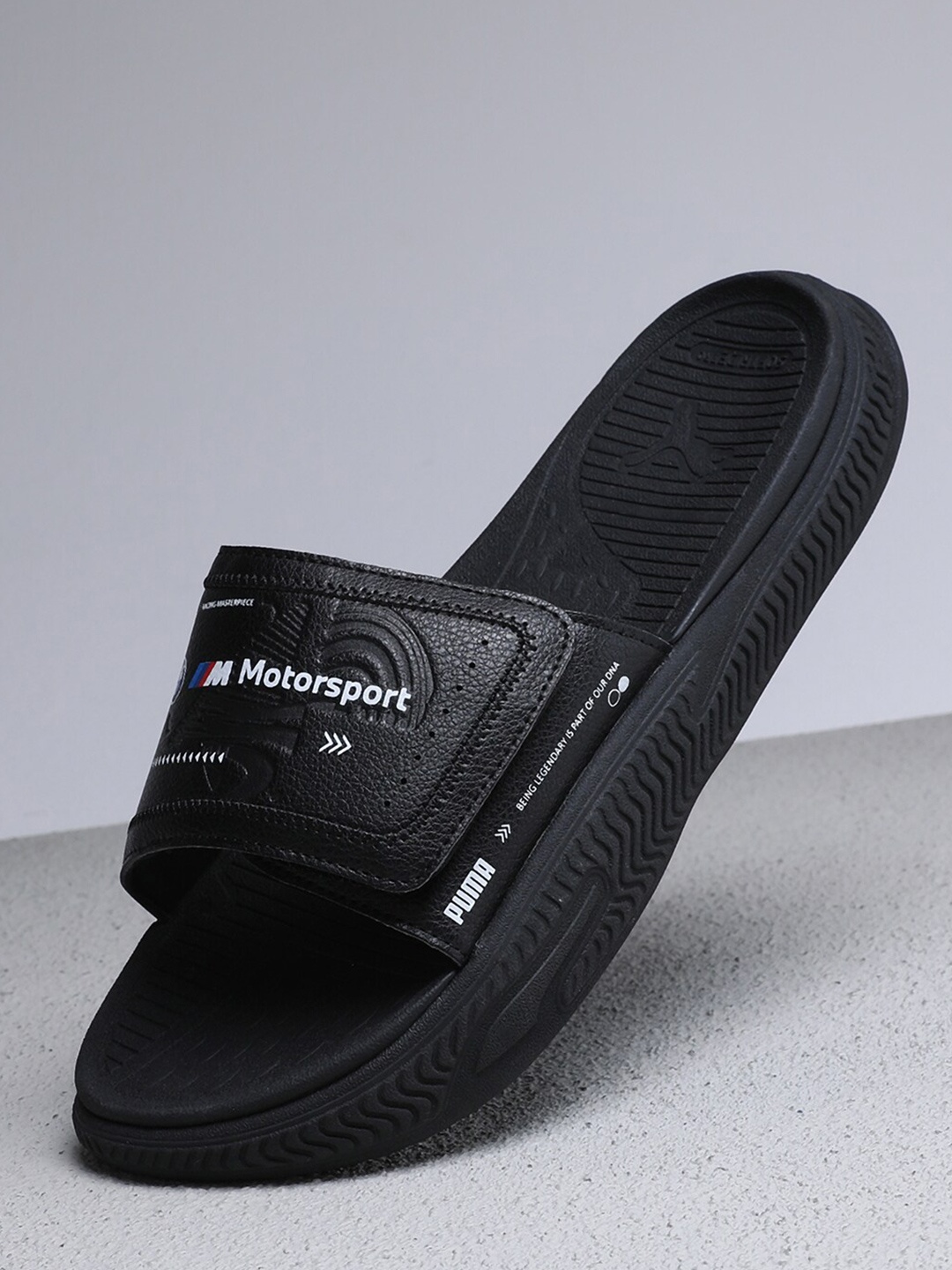 Puma Men BMW M Motorsport Softride 2.0 Slides, Black