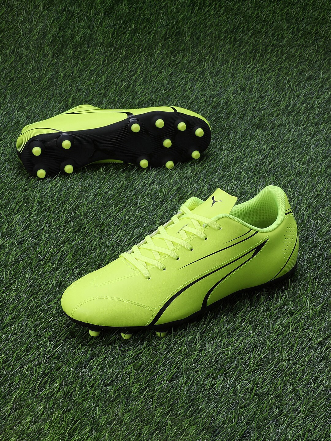 

Puma Men VITORIA FG/AG Football Boots, Lime green
