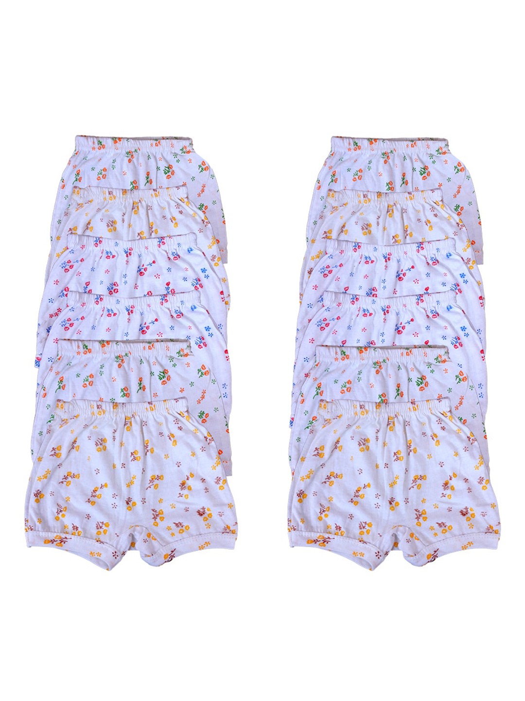 

BAESD Kids Pack Of 12 Printed Pure Cotton Boy Shorts Brief 38_W.S.A.O_PO-12, White