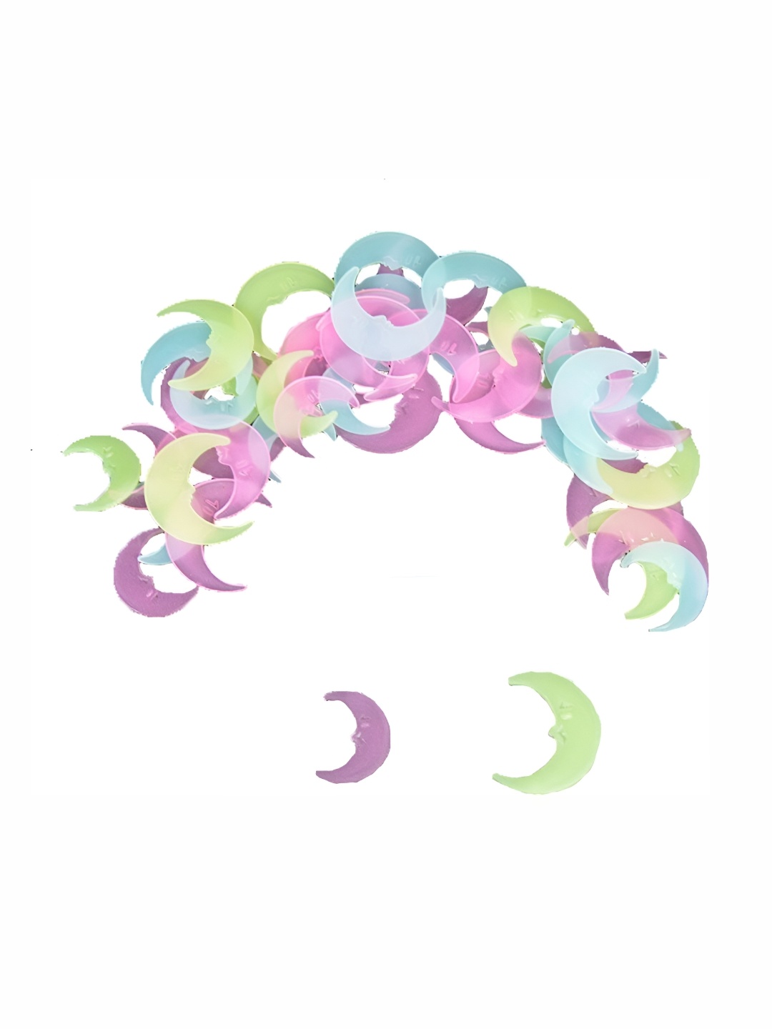 

Aquire Blue & Pink Pack Of 1 Moon Printed Self Adhesive Wall Sticker