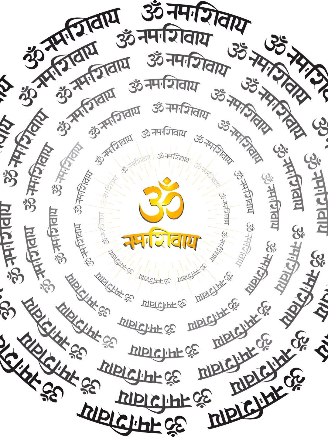 

Aquire Black Om Printed Self Adhesive Wall Sticker