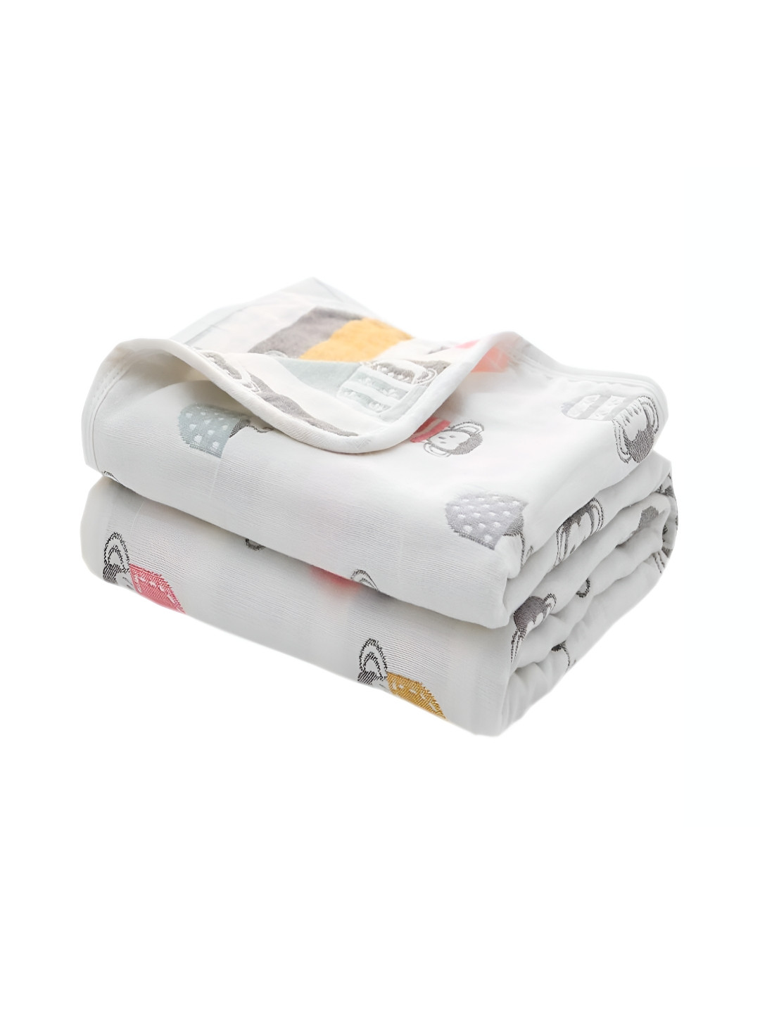 

SYGA Off White & Blue Cotton Single Bed Duvet