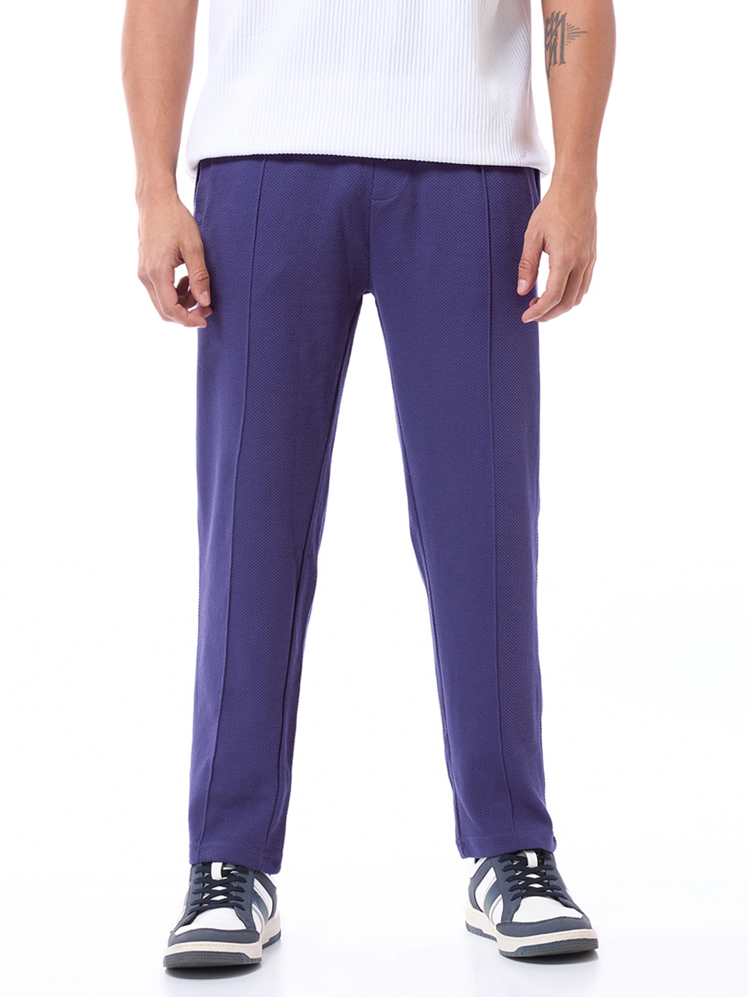 

Bewakoof Men Track Pants, Blue