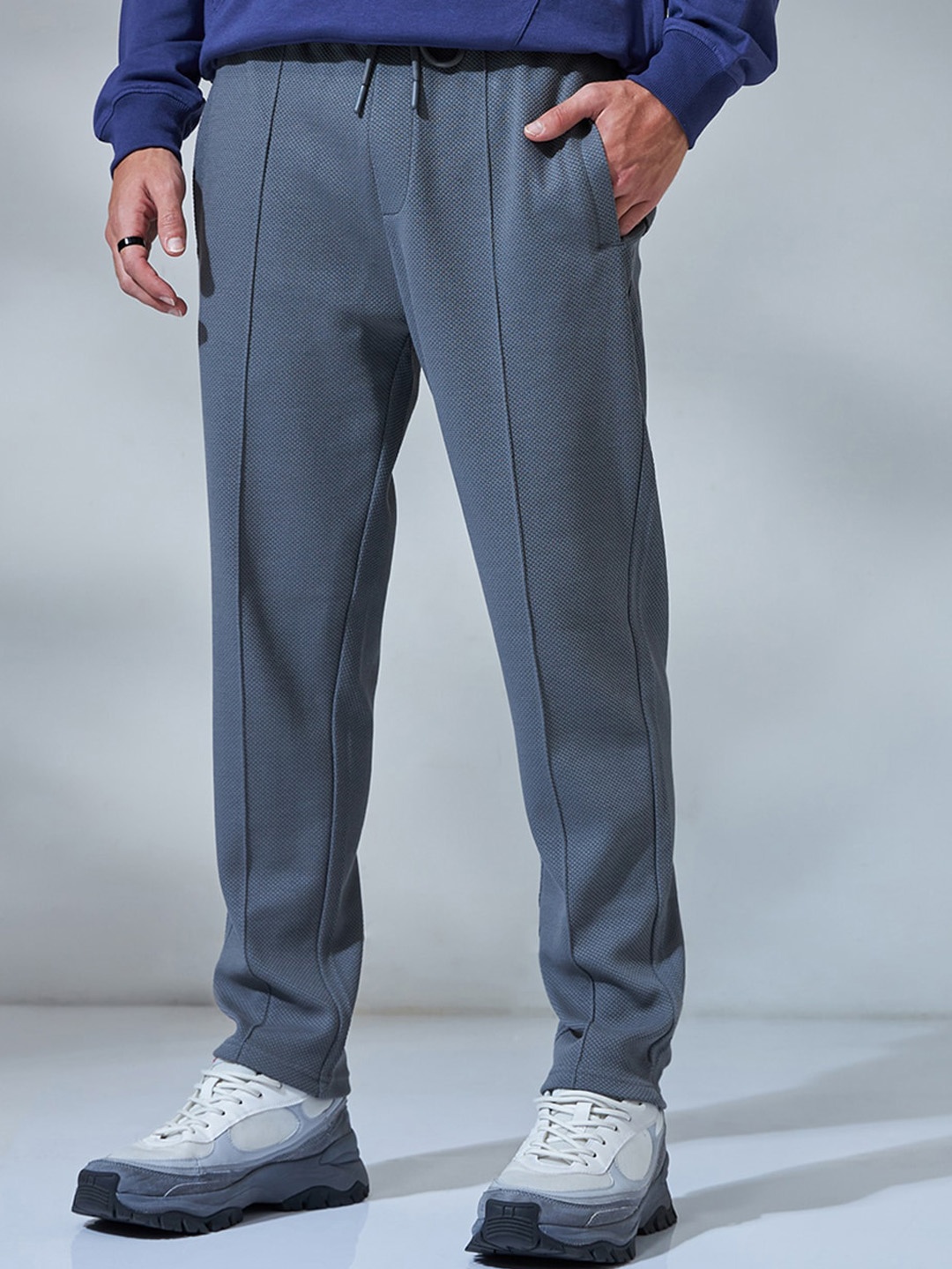 

Bewakoof Men Track Pants, Grey