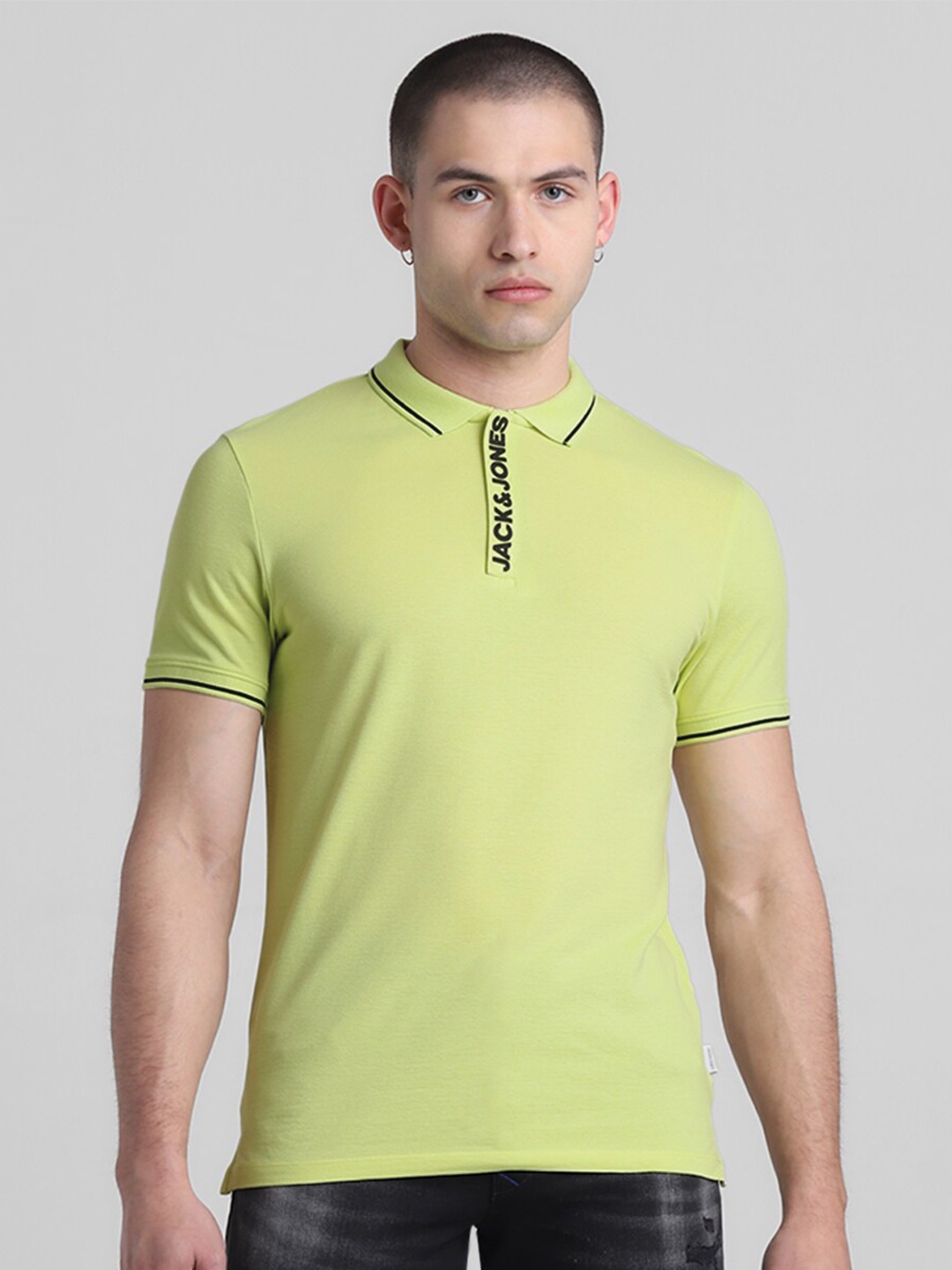 

Jack & Jones Polo Collar Slim Fit T-shirt, Green