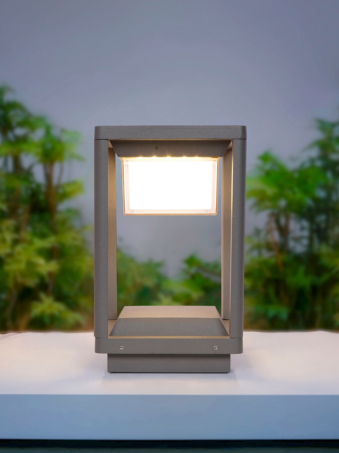 

Fos Lighting Grey Open Frame Outdoor Lamp