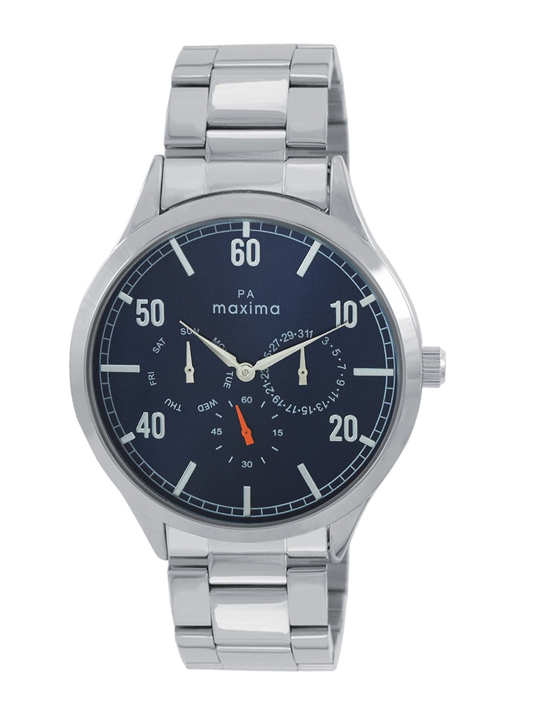 

PA Maxima Men Stainless Steel Bracelet Style Straps Analogue Watch 66252CMGI, Blue