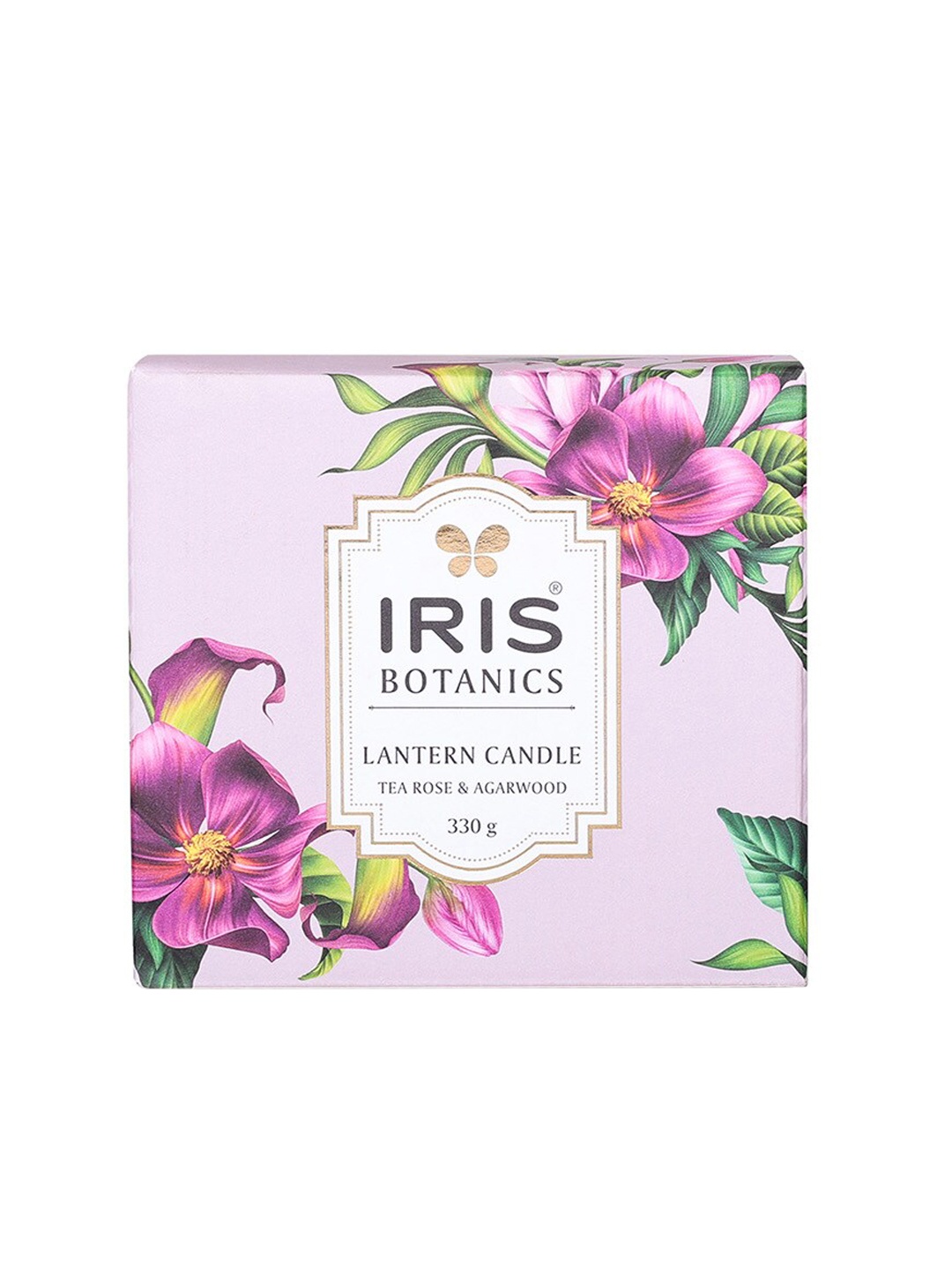 

Iris Botanics Pink 4 Pieces Tea Rose & Agarwood Lantern Candles