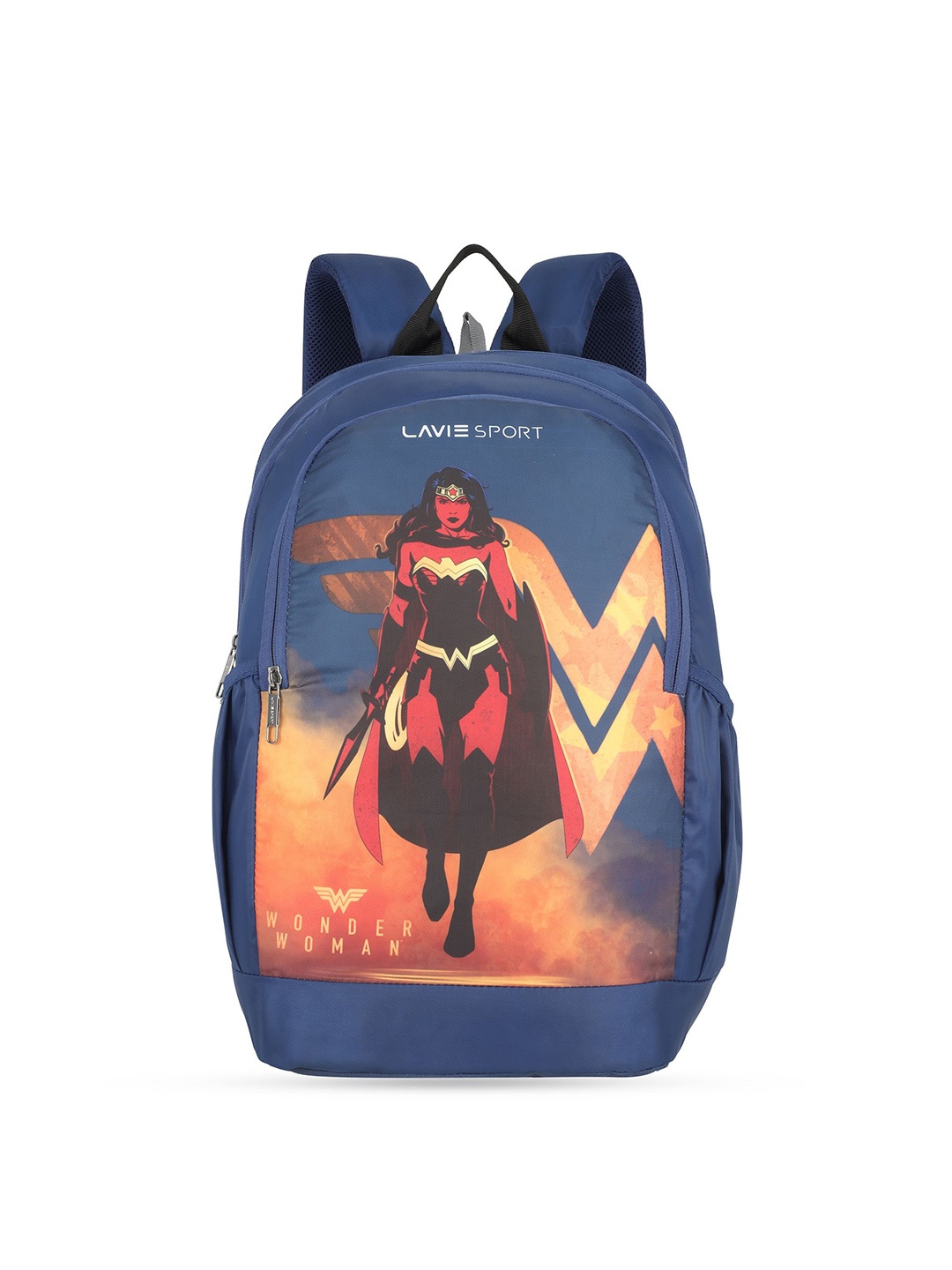 

LAVIE SPORT Unisex Graphic Printed Backpack -Up to 16 inch, Blue