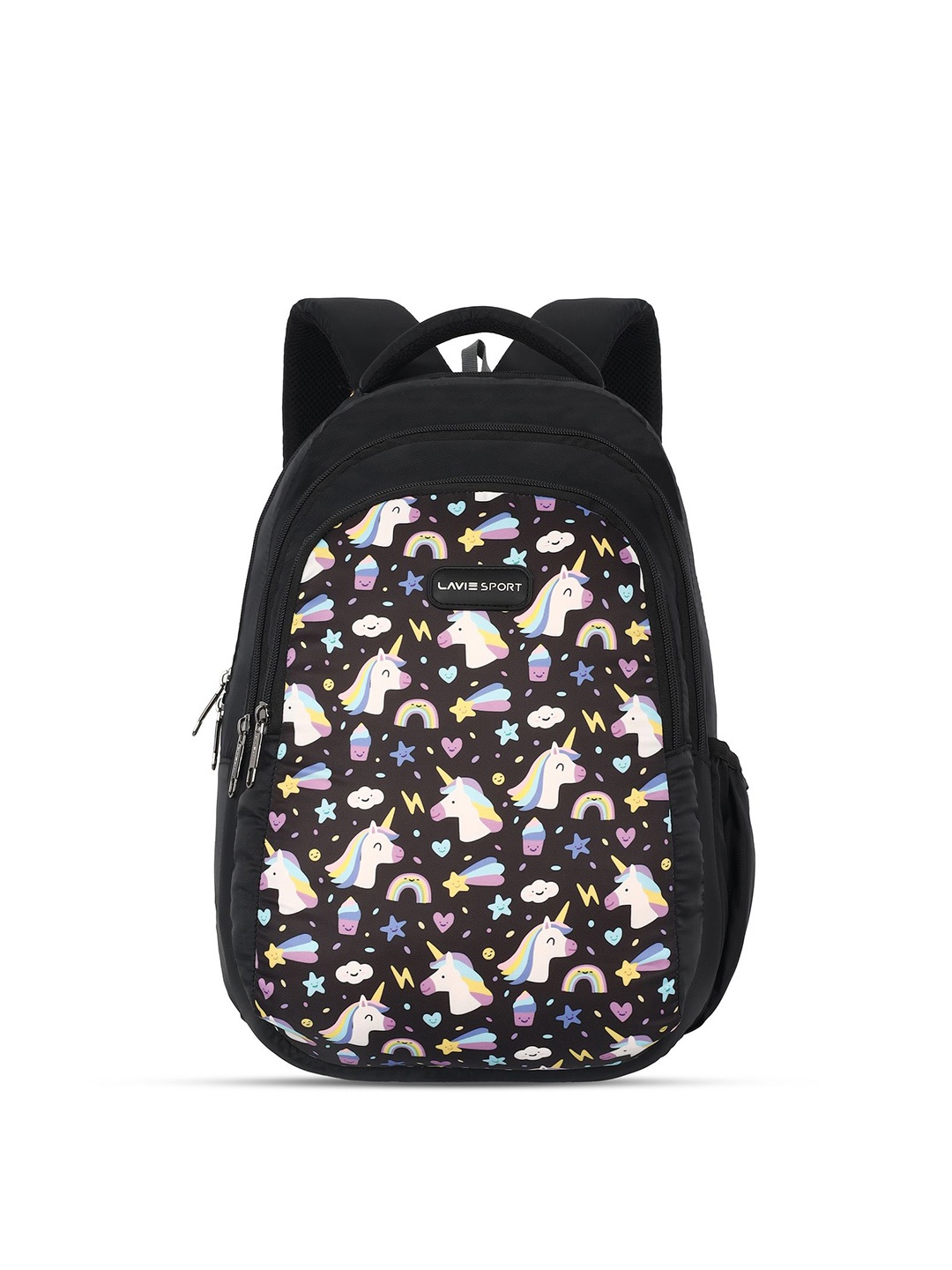 

LAVIE SPORT Kids Graphic Backpack Up to 14 inch Laptop, Black