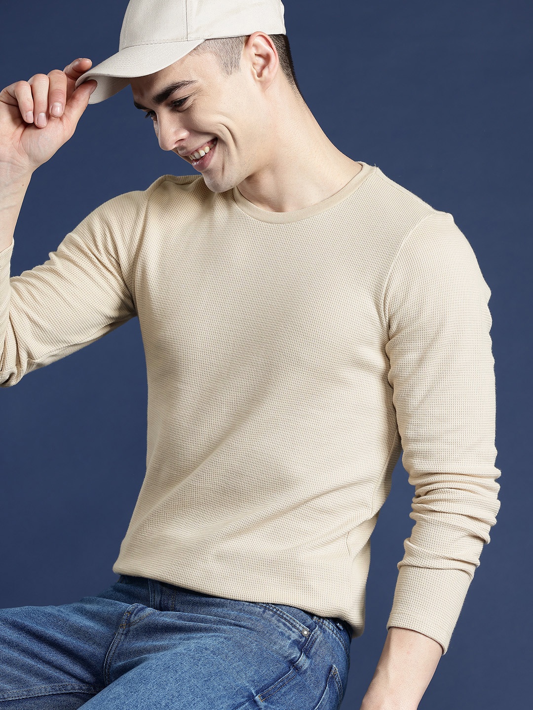 

Mast & Harbour Men T-shirt, Beige