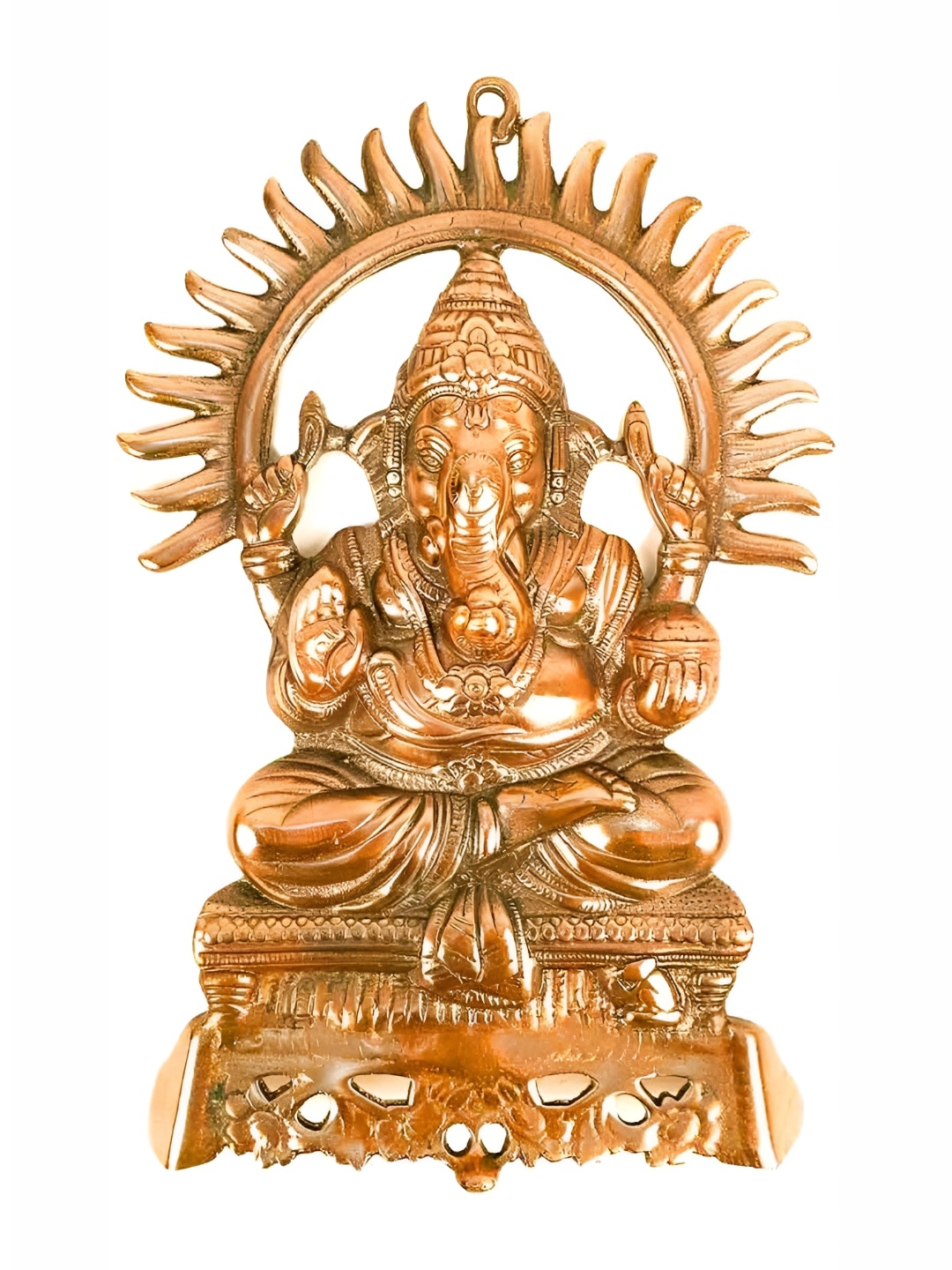 

apka mart Copper Coloured Ganesh Ji Wall Hanging