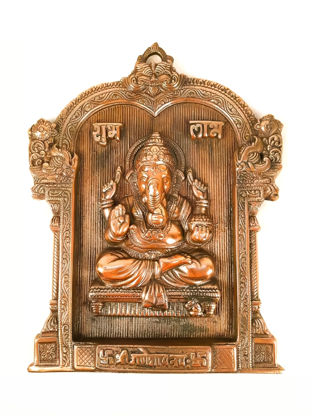 

apka mart Copper Coloured Ganesh Ji Wall Hanging