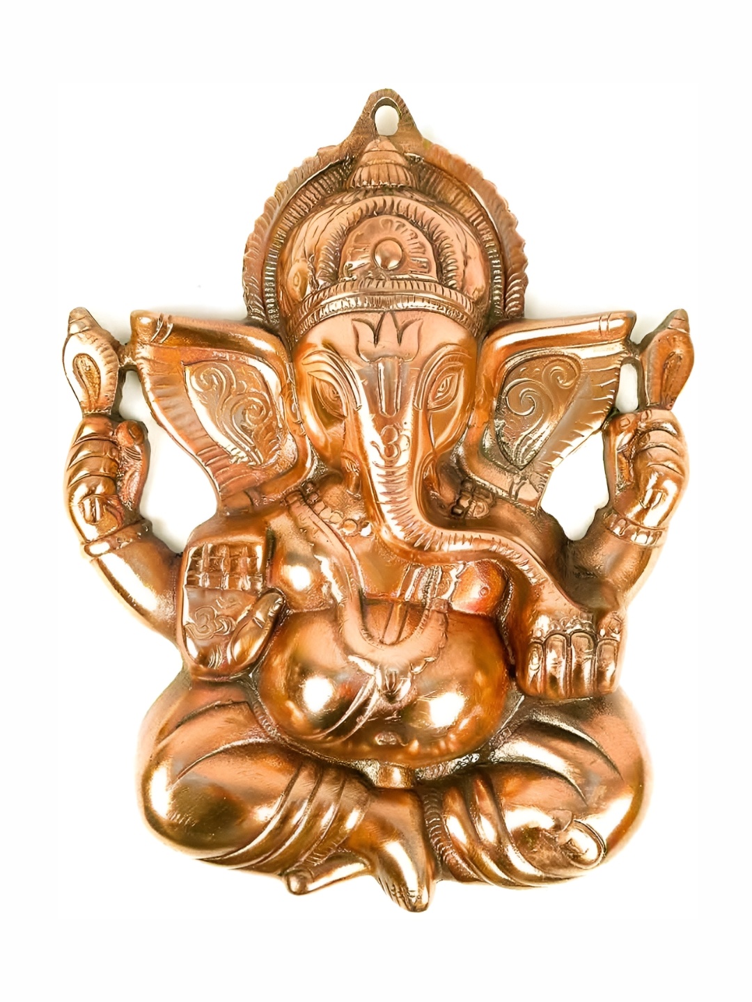 

apka mart Copper Coloured Lord Ganesh Wall Hanging