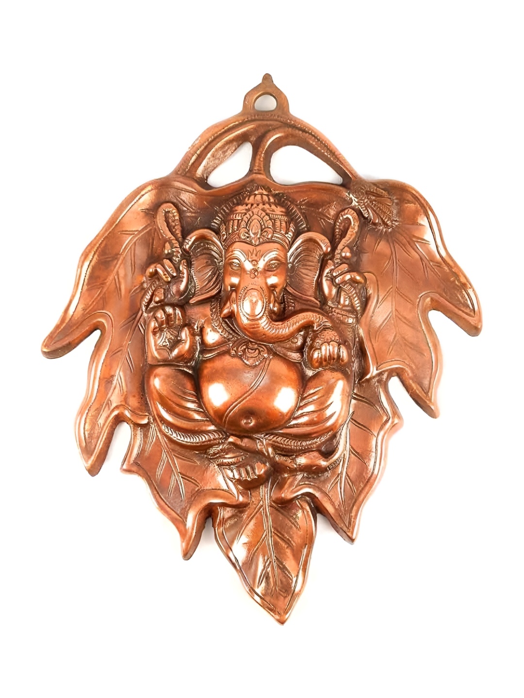 

apka mart Copper Coloured Lord Ganesh Wall Hanging