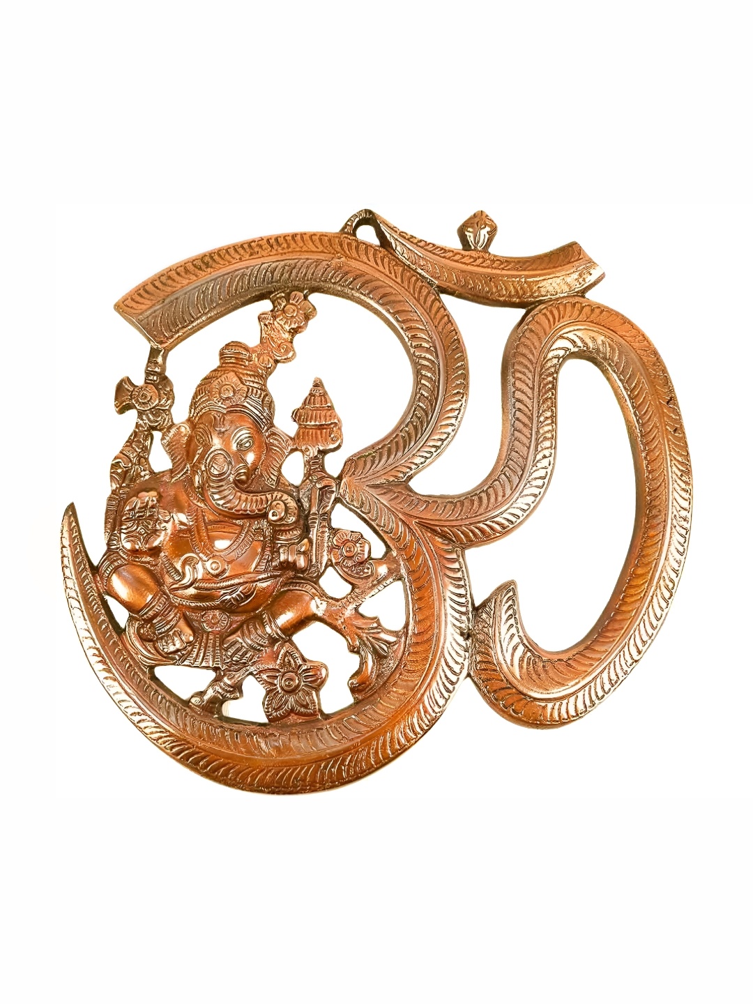 

apka mart Copper Coloured Lord Ganesh Wall Hanging